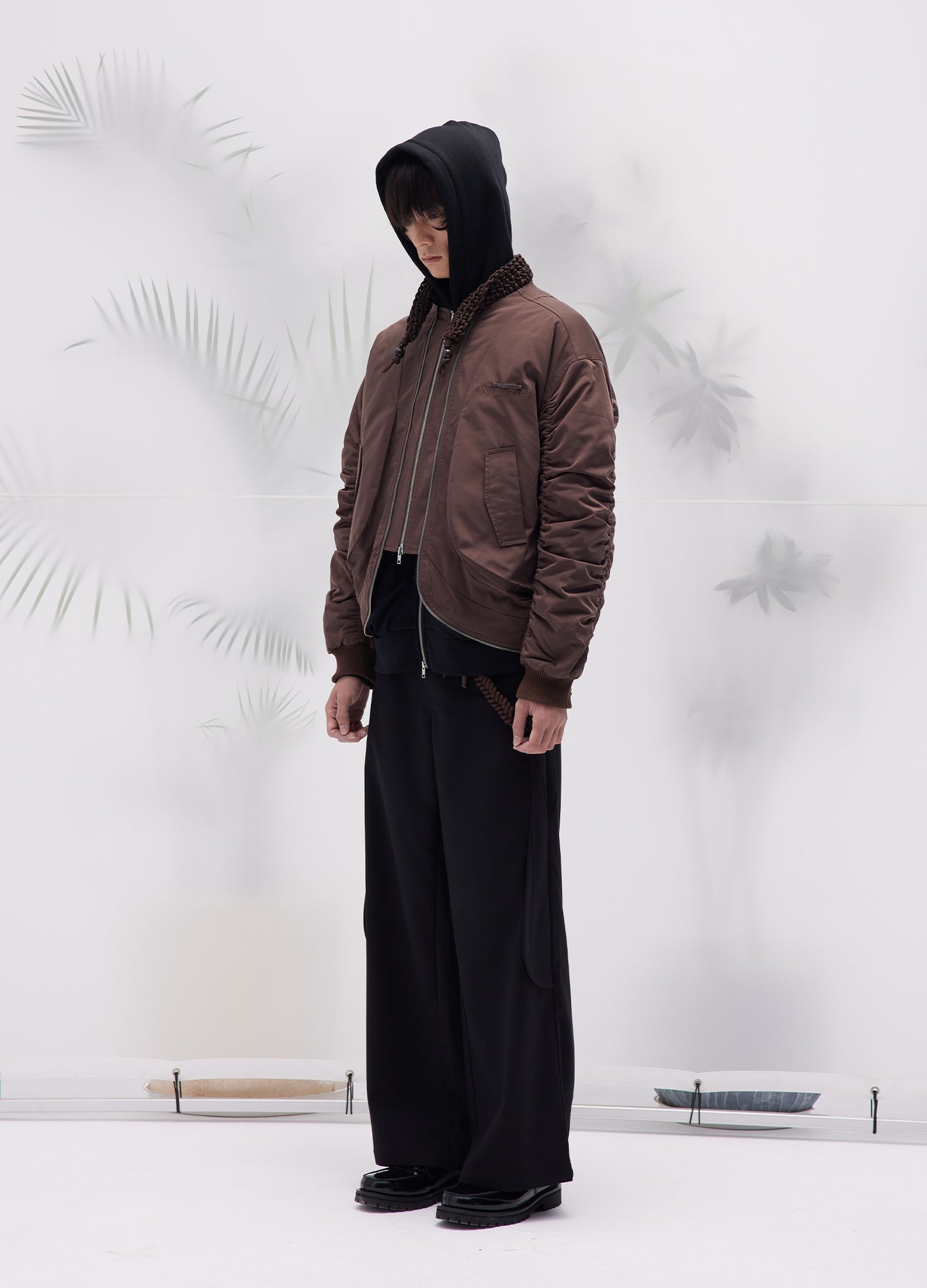 Pleated Aviator Bomber