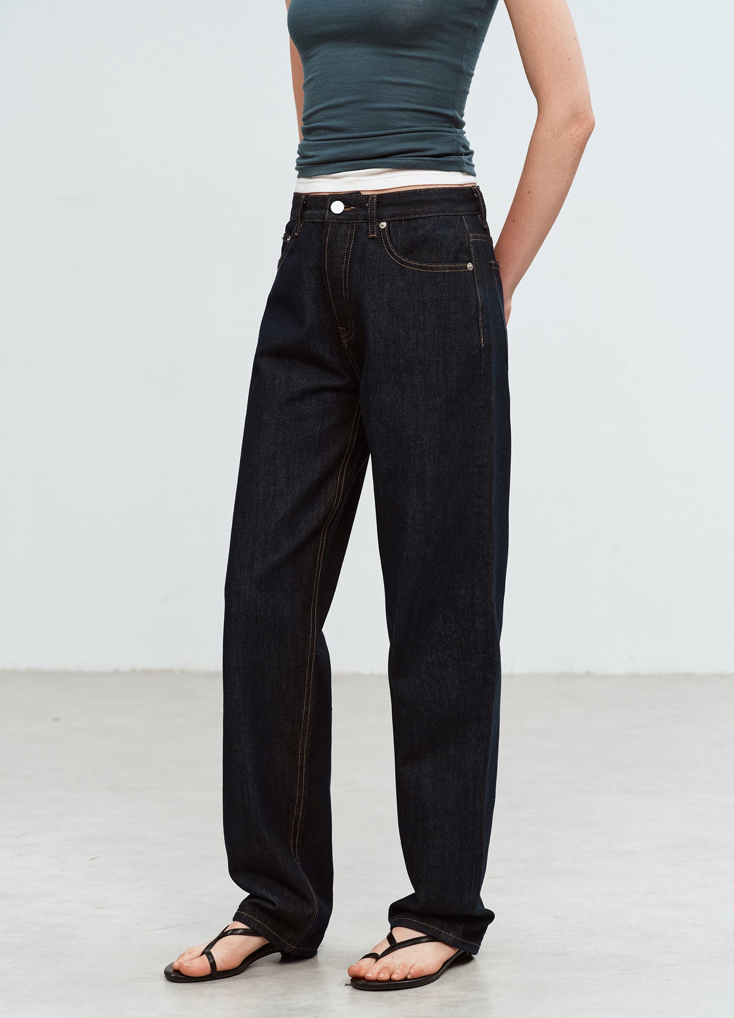 Tapered Raw Denims