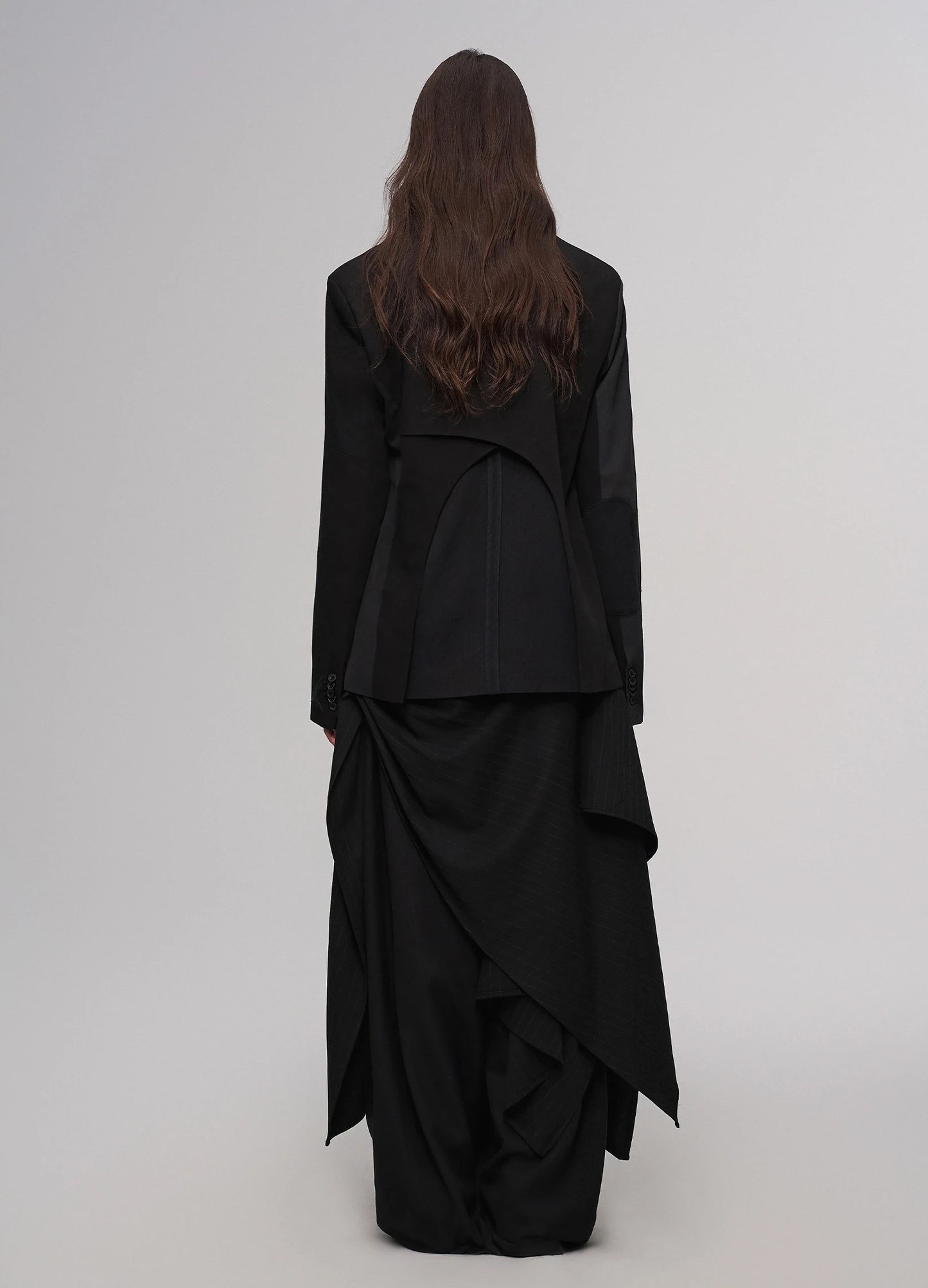 Asymmetrical Patchwork Blazer