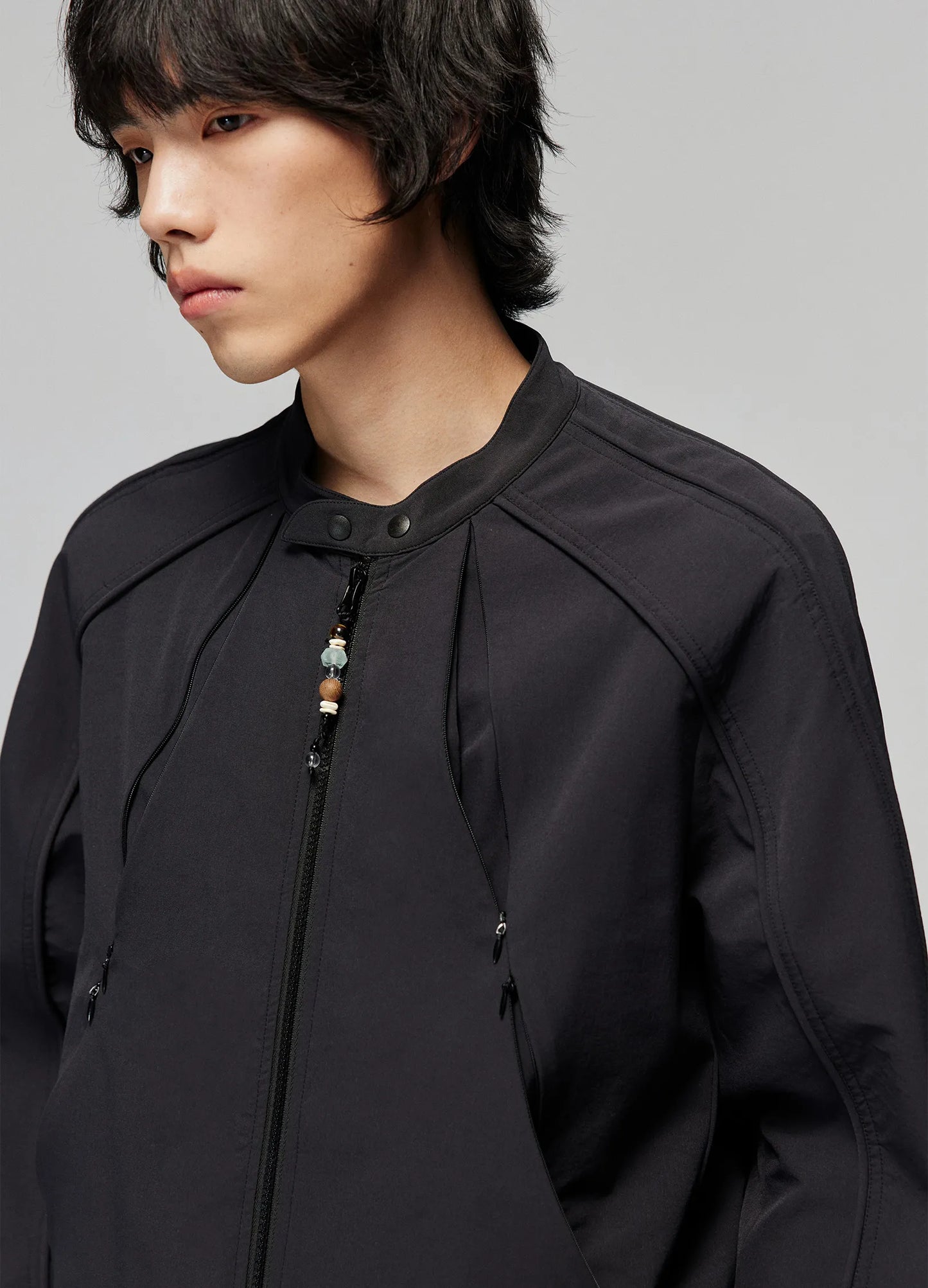 Beaded Biker Jacket