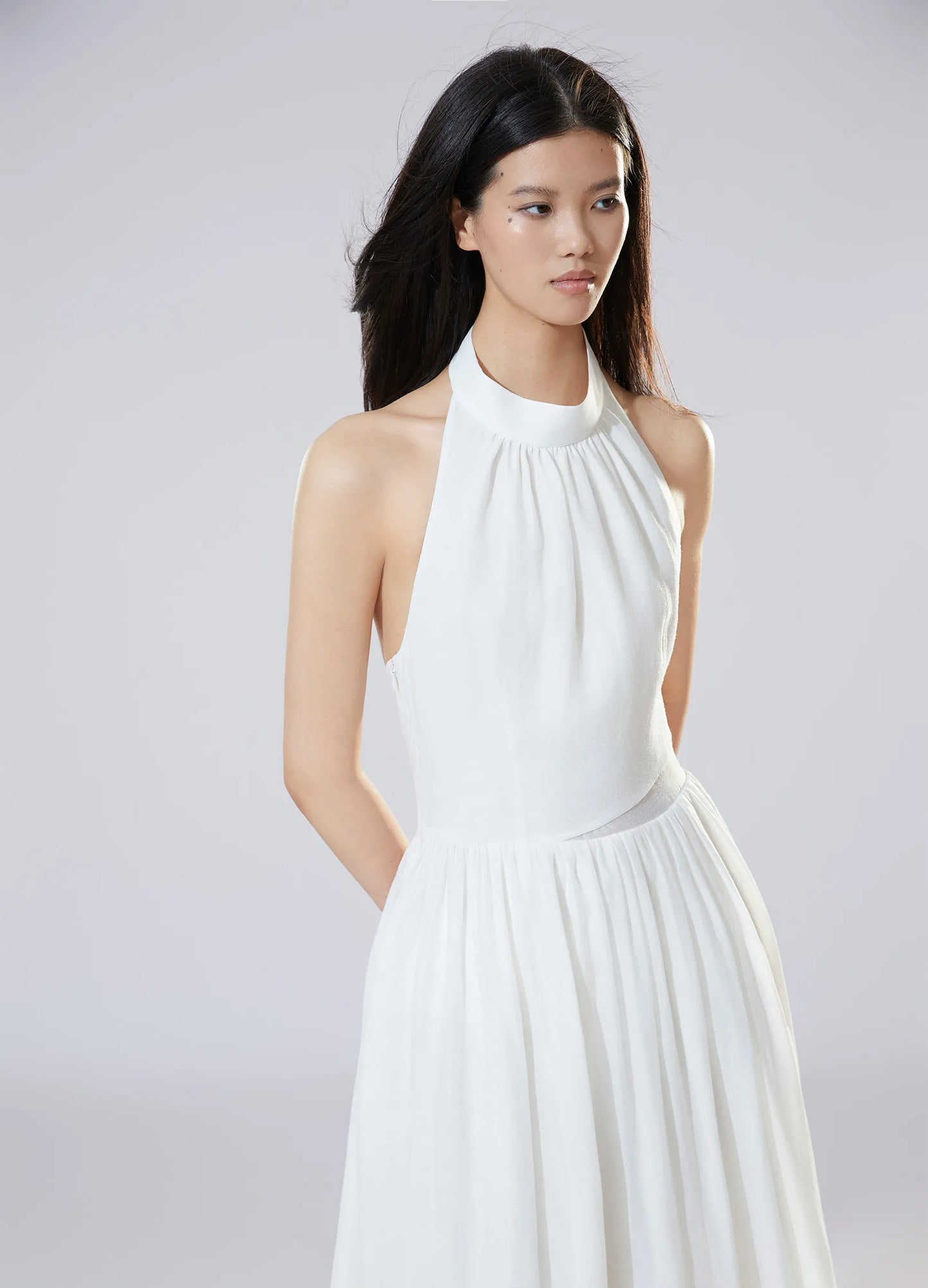 Backless Light Dress