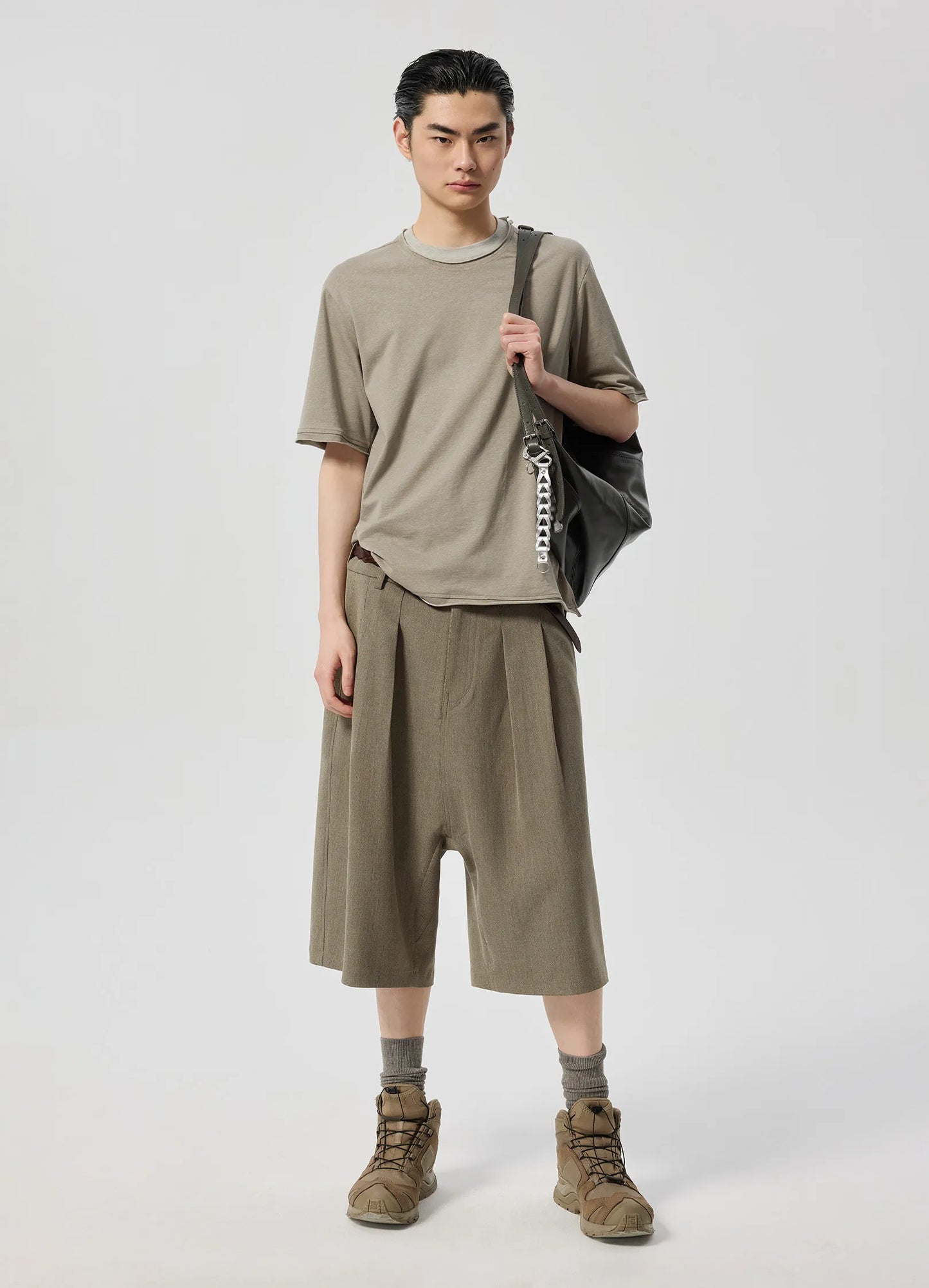 Braided Chrome Keychain