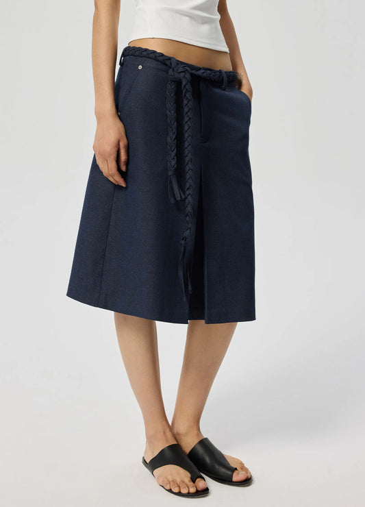Braided Pleat Skirt
