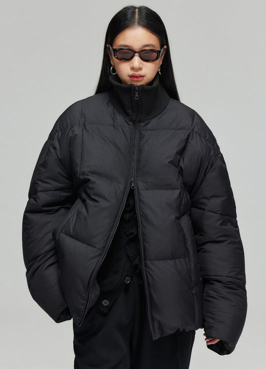 Checkered Down Jacket