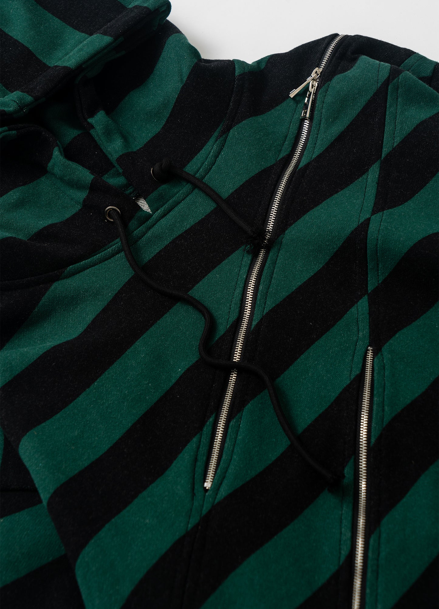 Cross Zip Hooded Sweatshirt