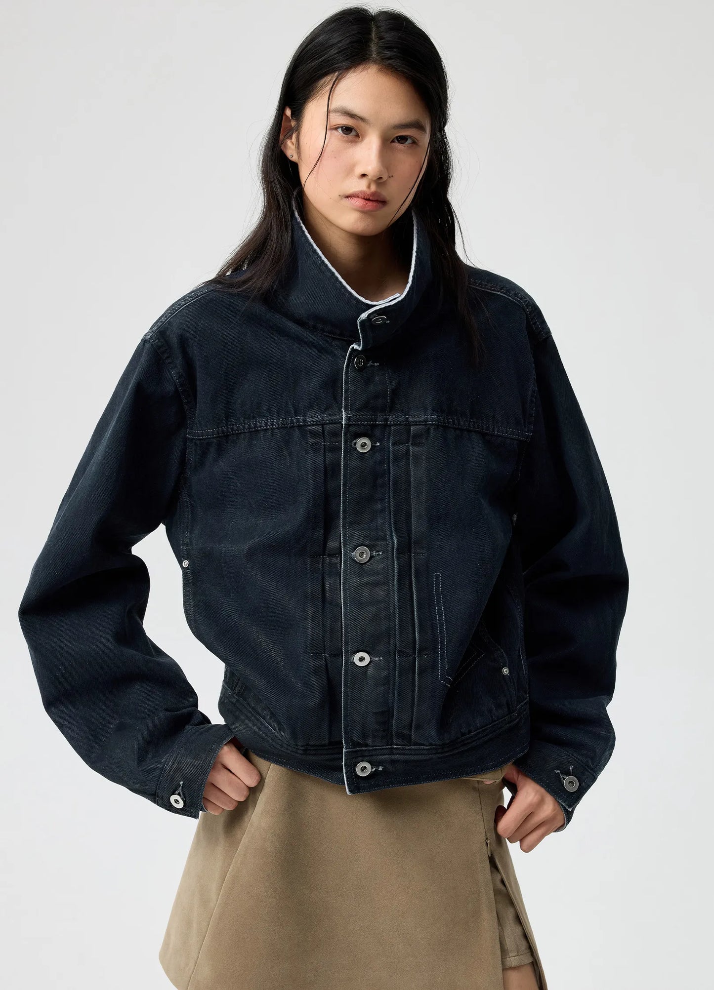 Coated Denim Jacket