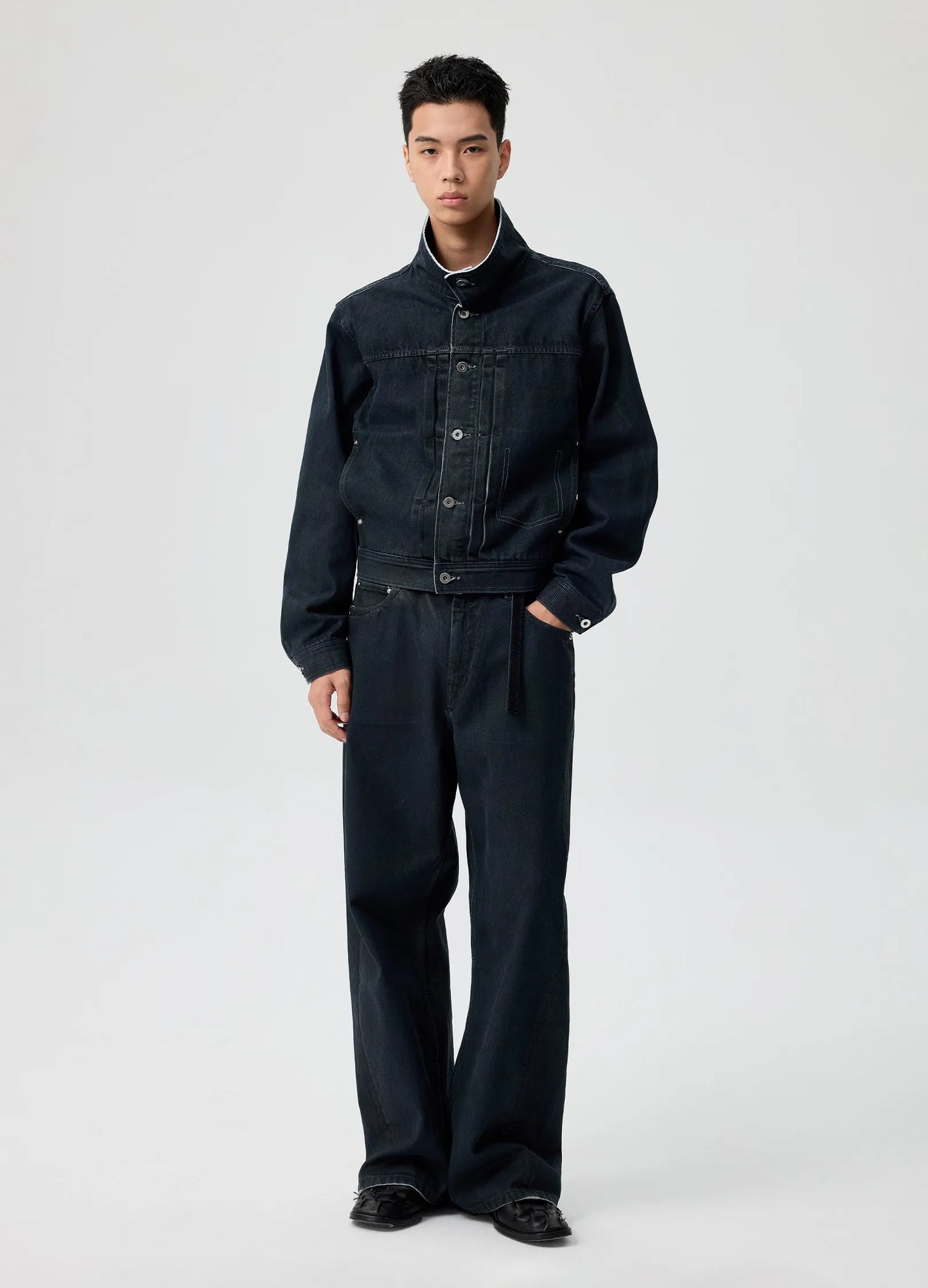 Coated Denim Jacket