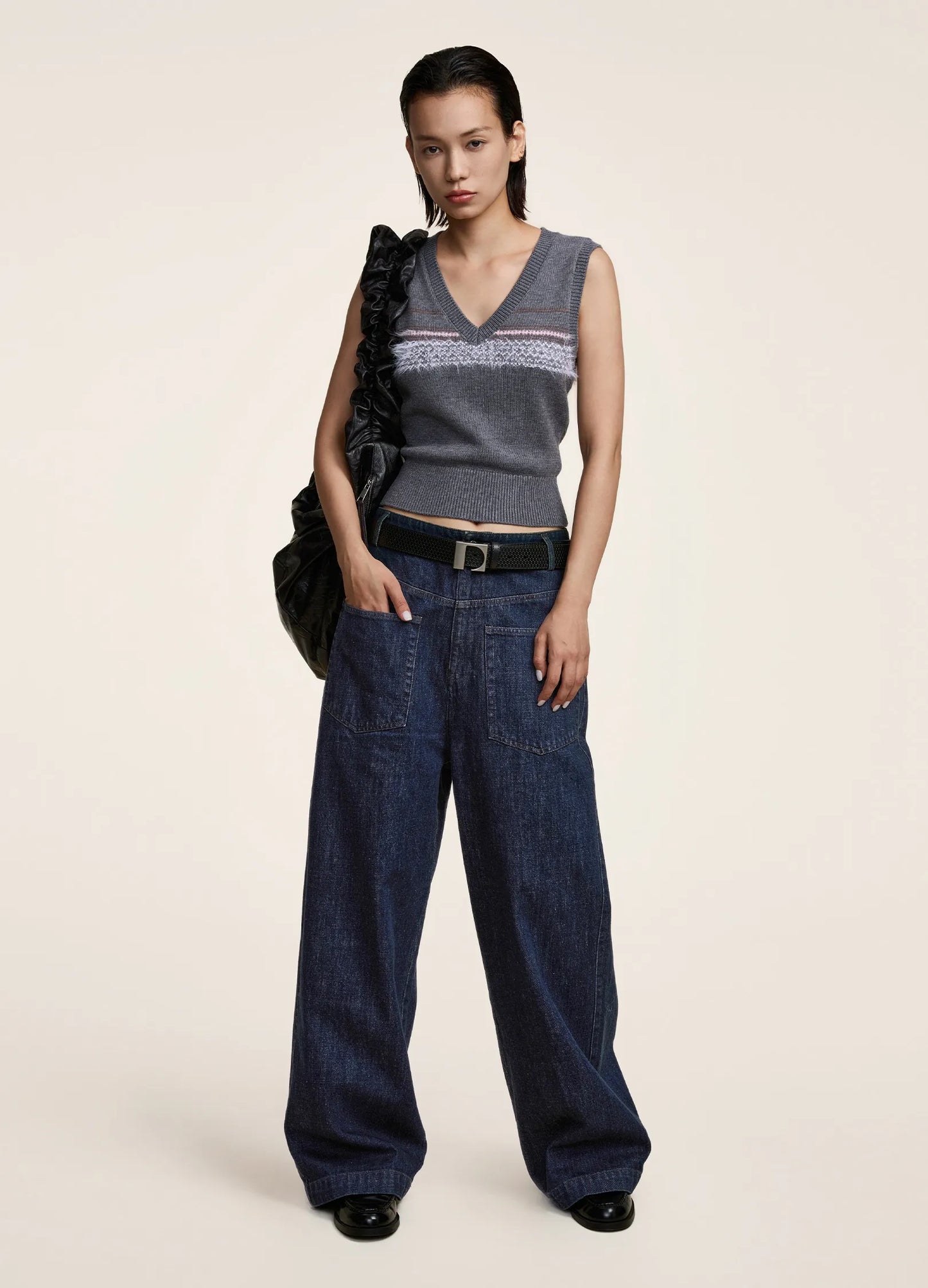 Contrast Pocket Denims