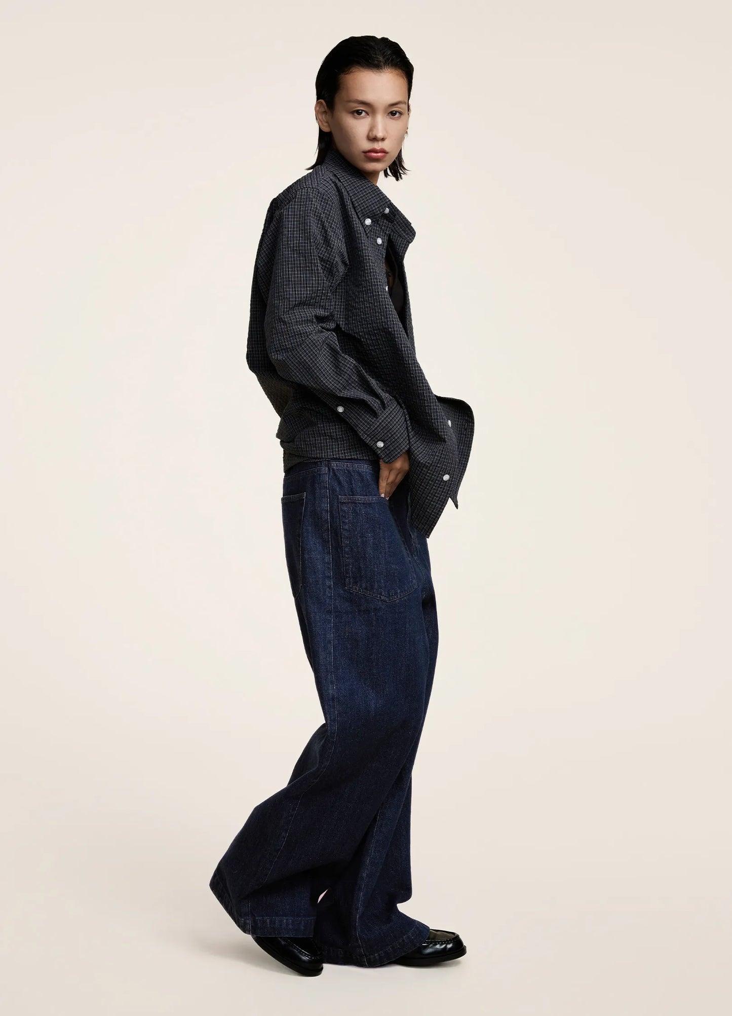 Contrast Pocket Denims