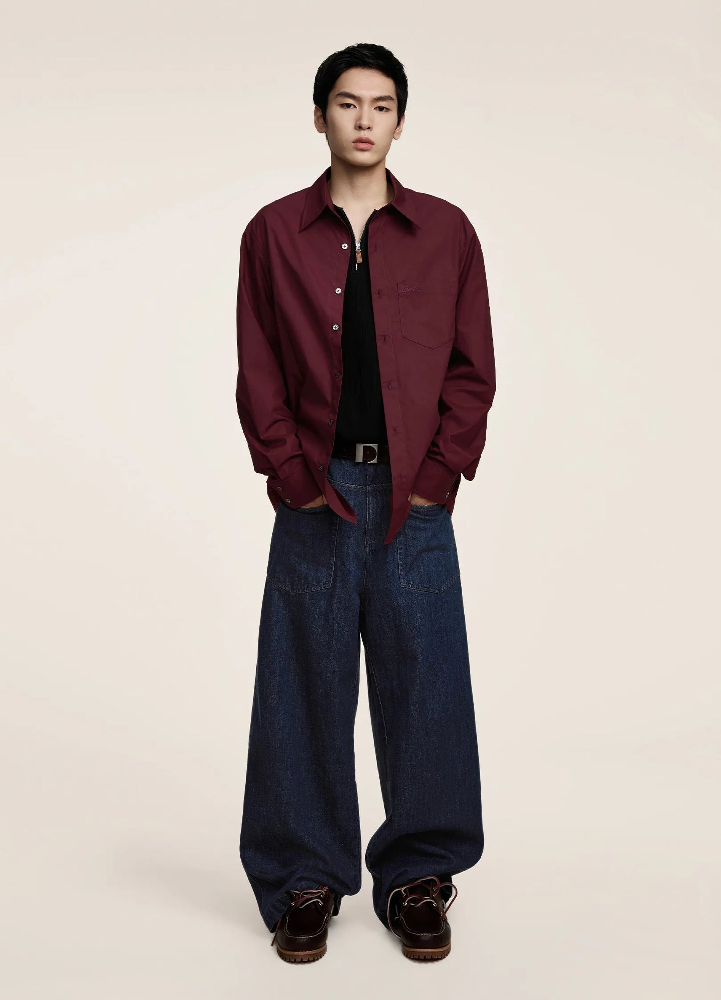 Contrast Pocket Denims
