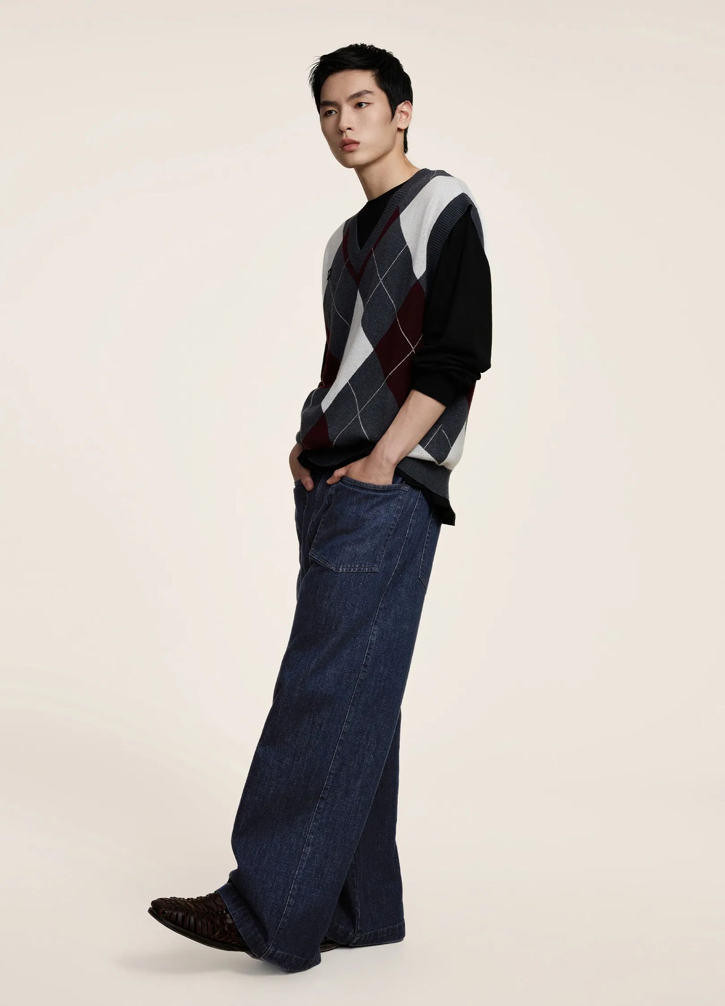 Contrast Pocket Denims
