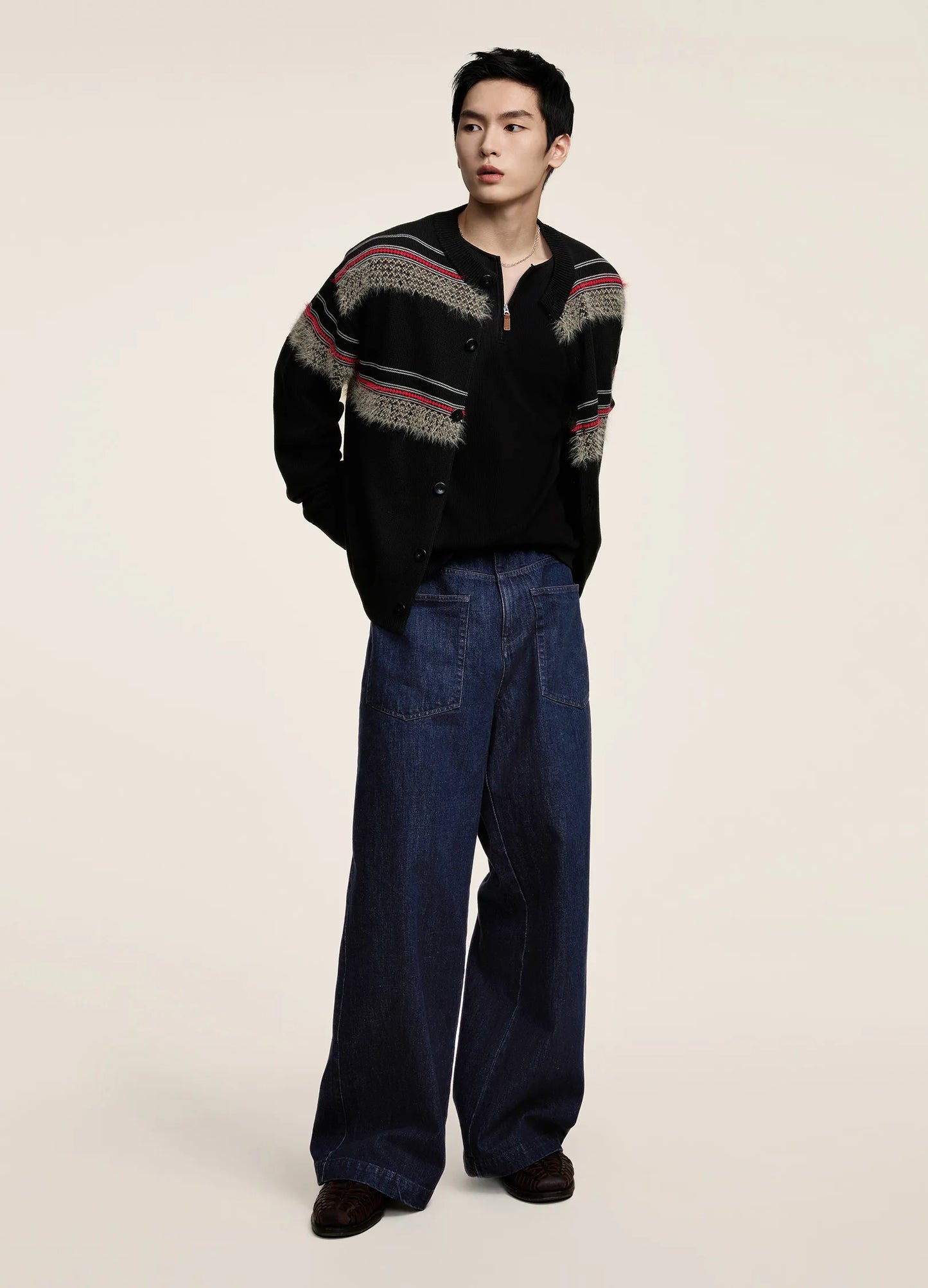 Contrast Pocket Denims