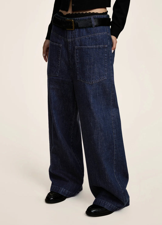 Contrast Pocket Denims