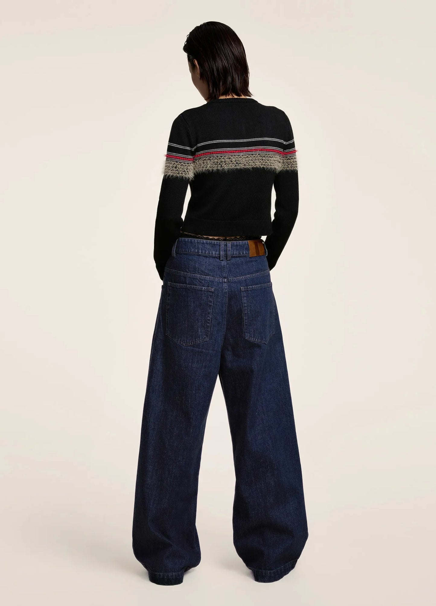 Contrast Pocket Denims