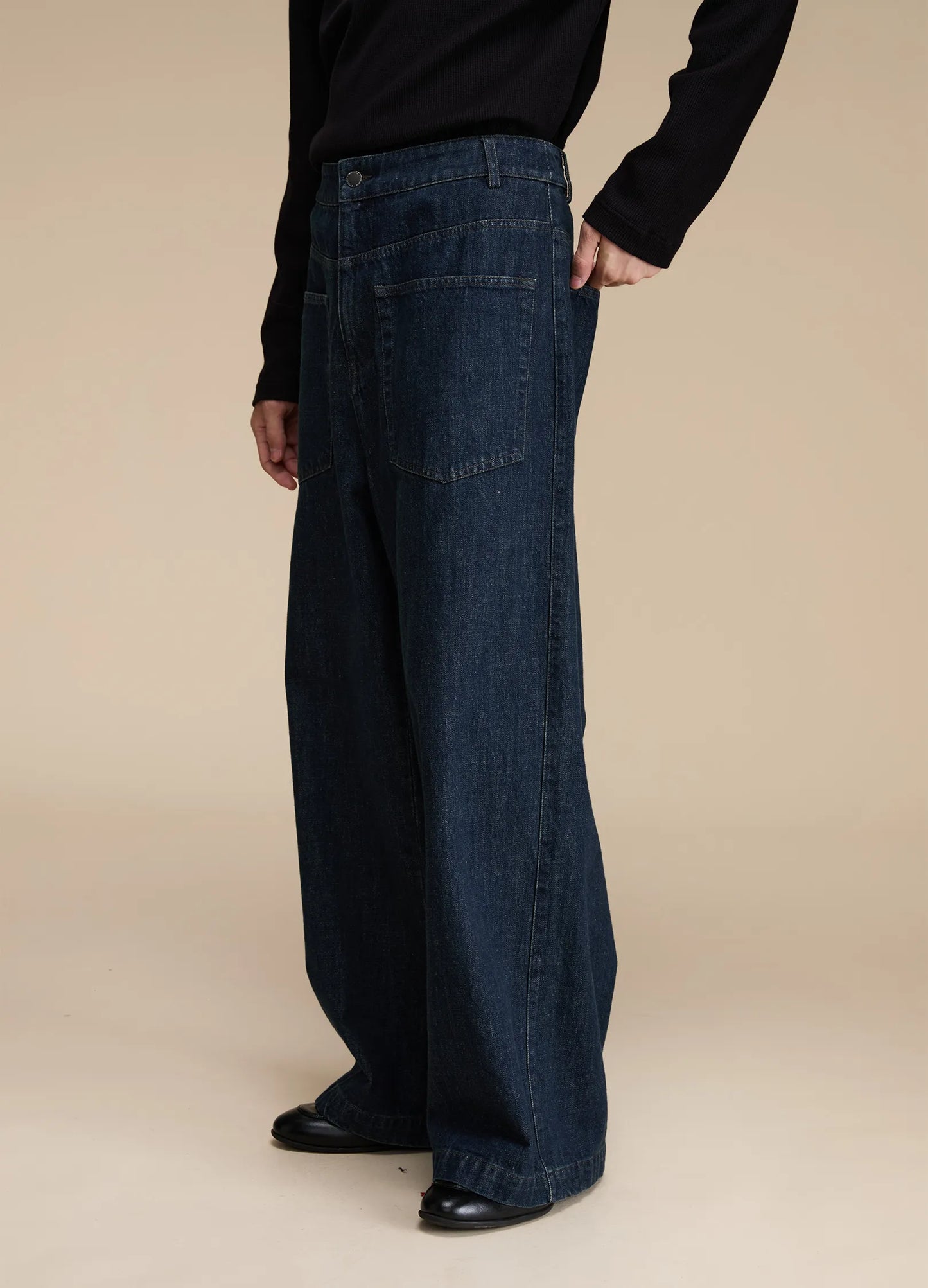 Contrast Pocket Denims