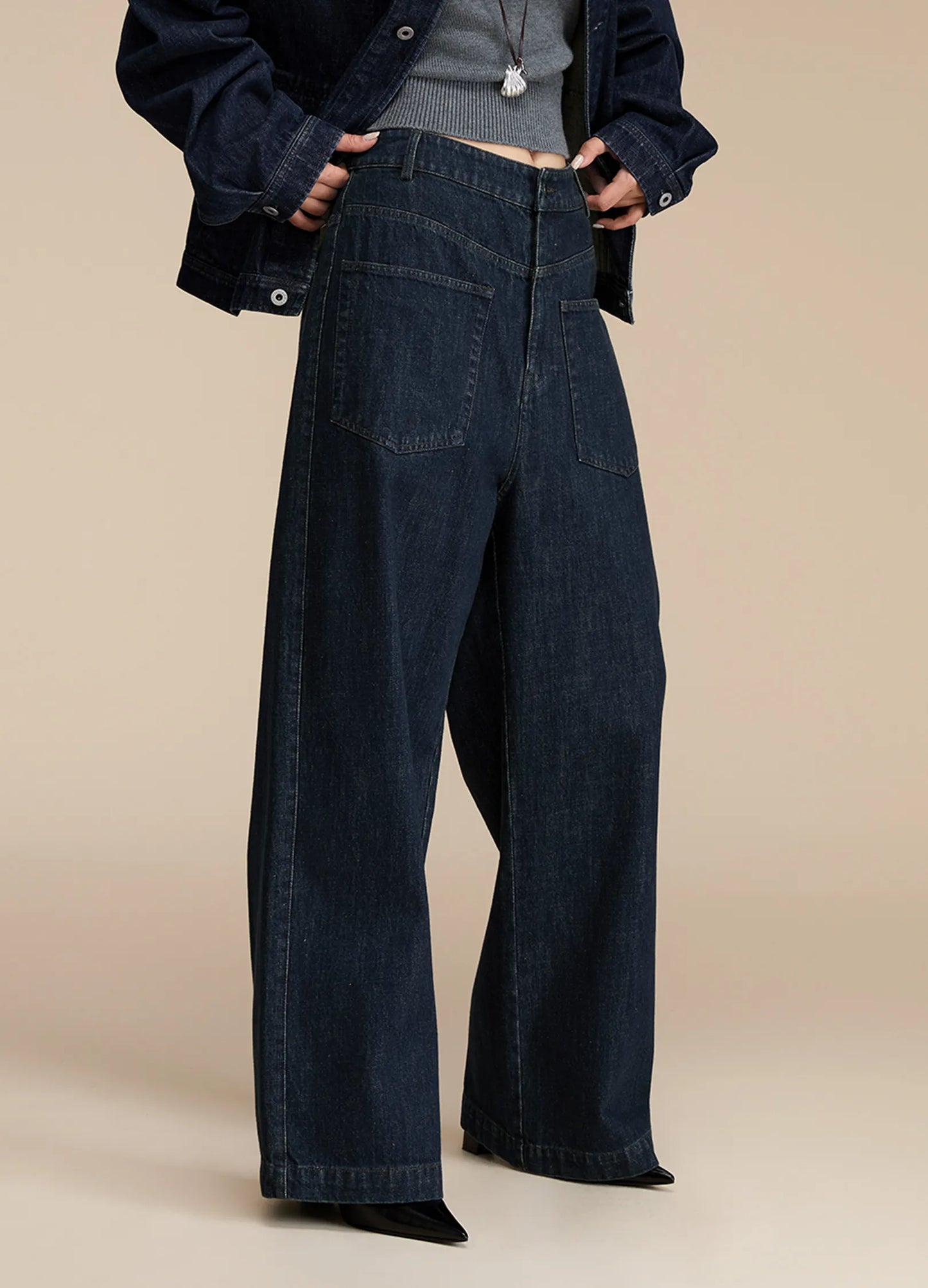 Contrast Pocket Denims