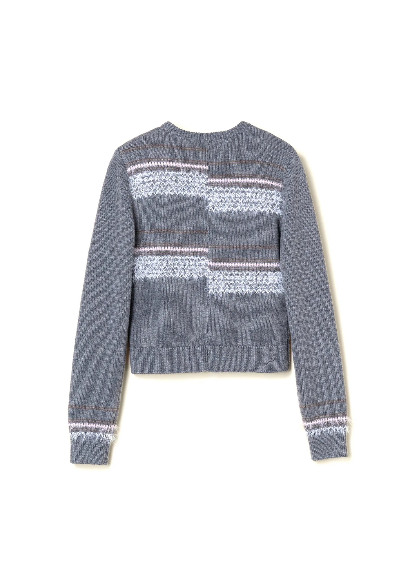Contrast Ribbed Cardigan