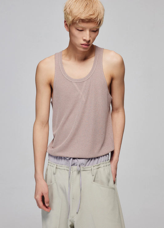 Contrast Knitted Tank