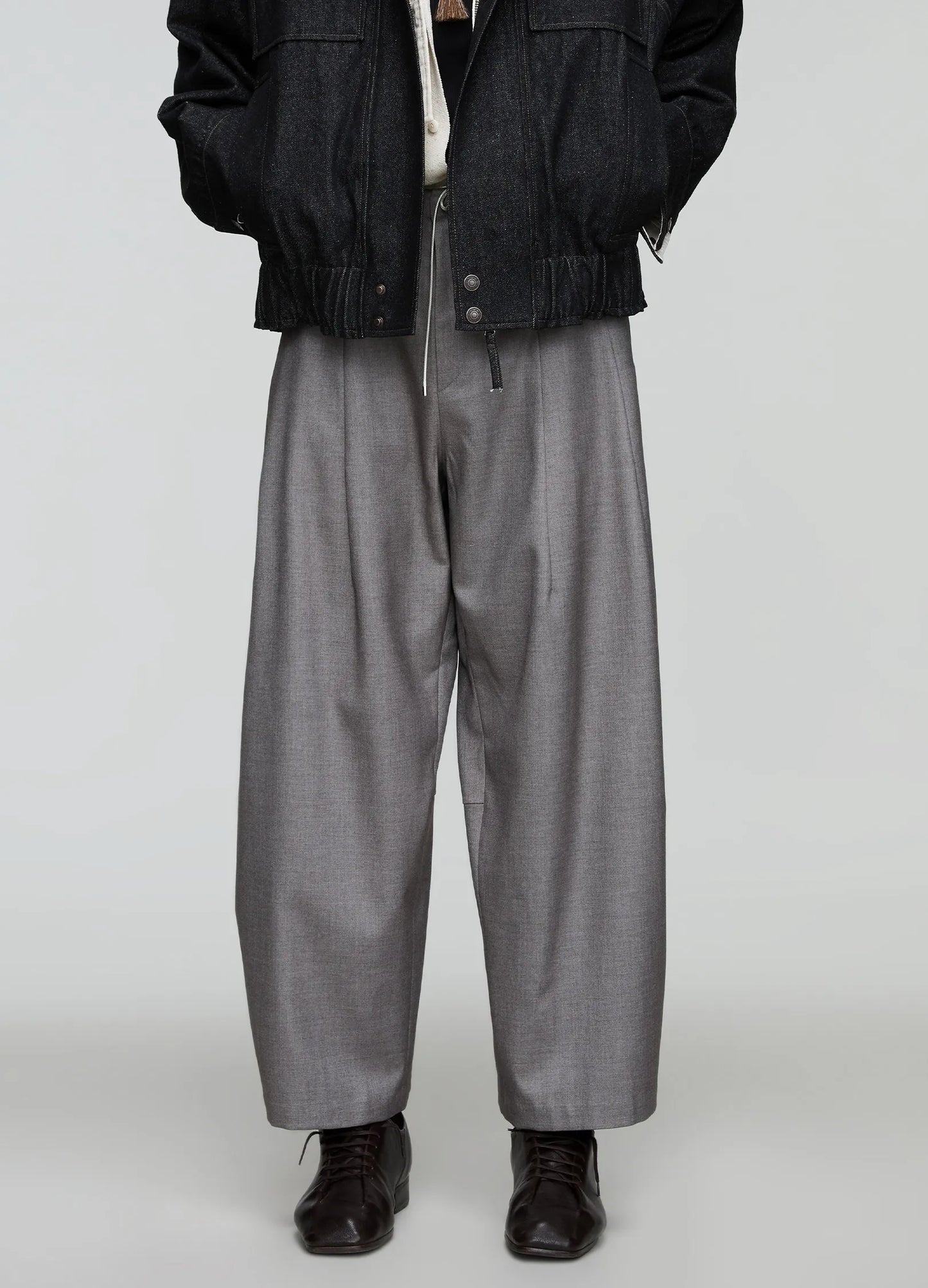 Cropped Suit Trousers