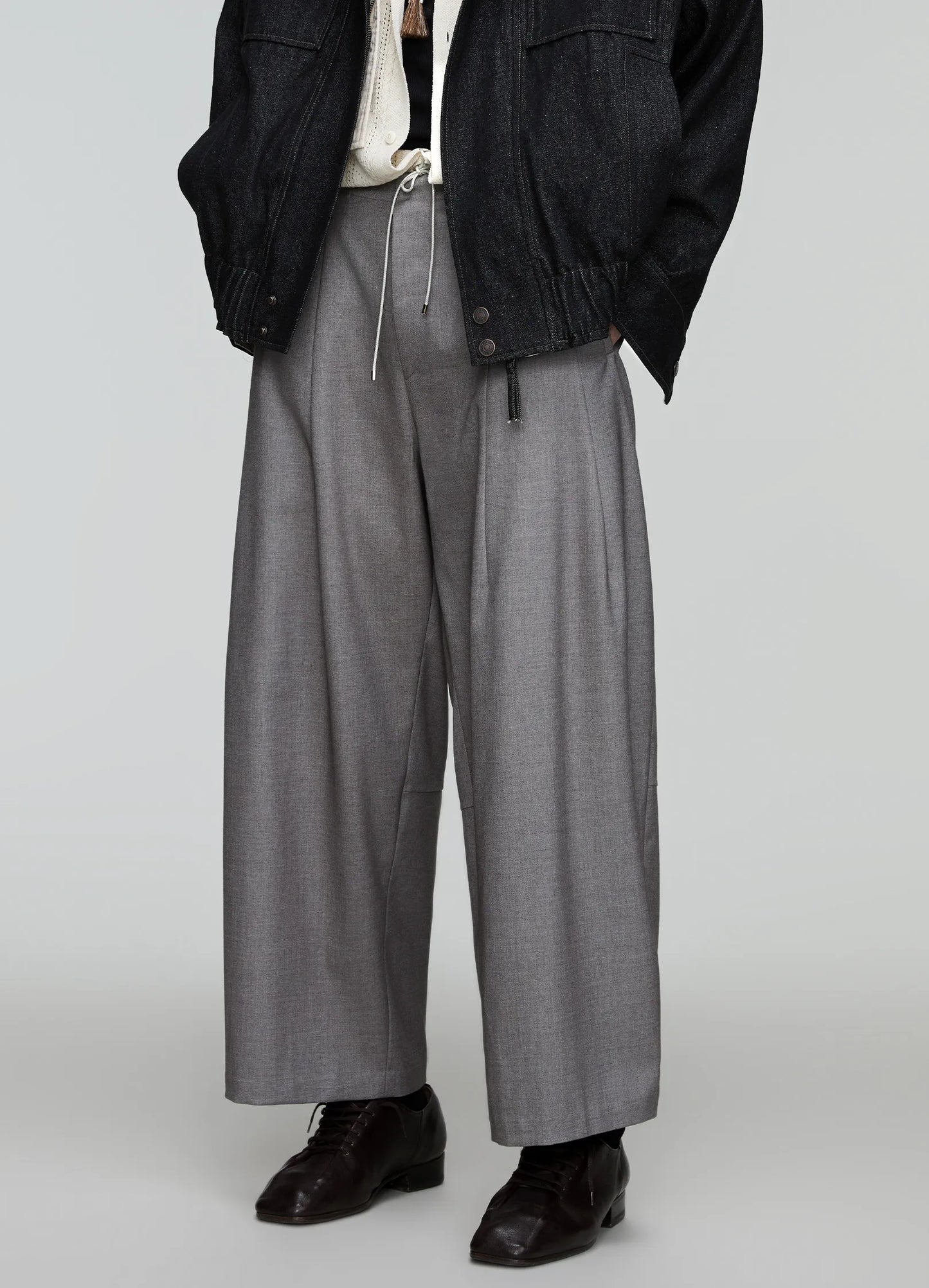 Cropped Suit Trousers