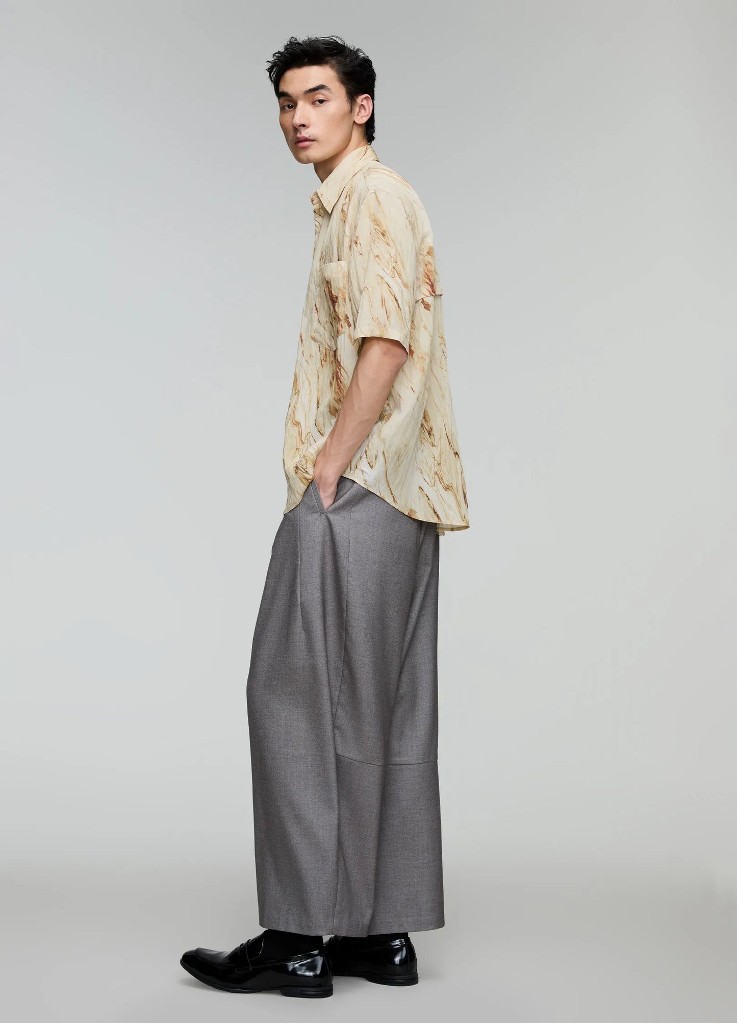 Cropped Suit Trousers
