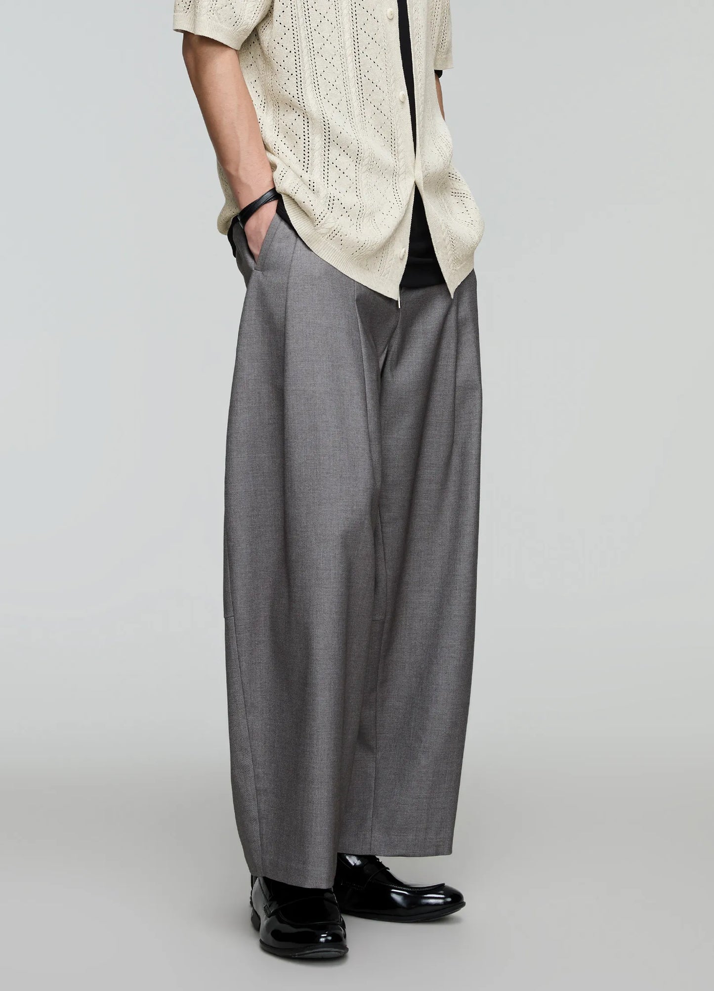 Cropped Suit Trousers