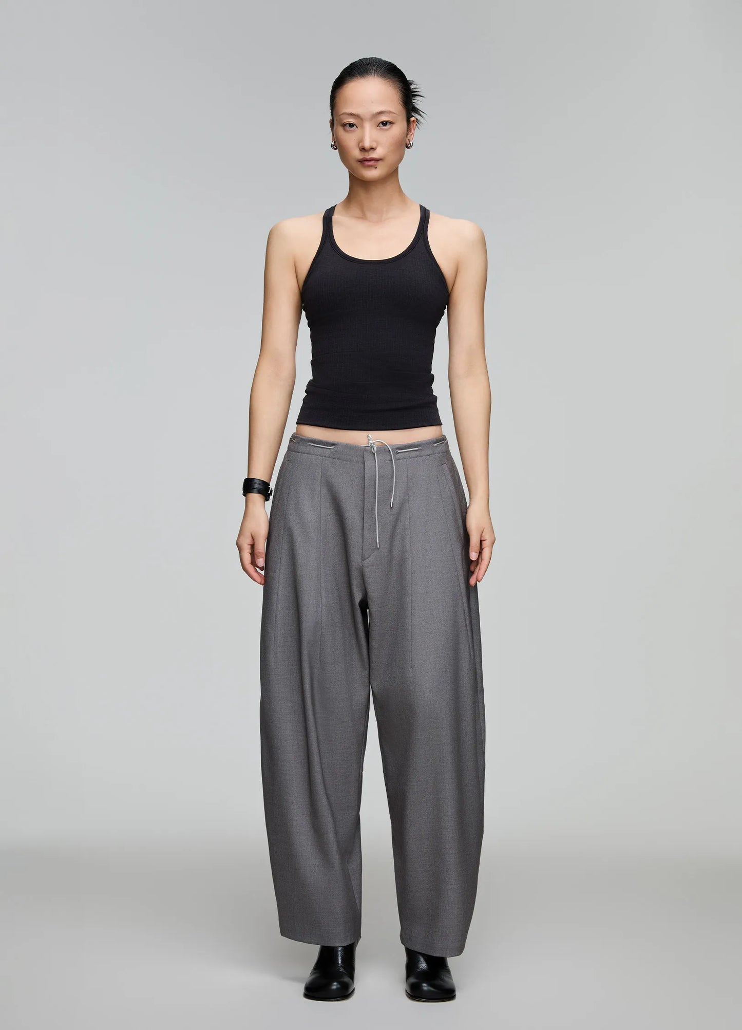Cropped Suit Trousers