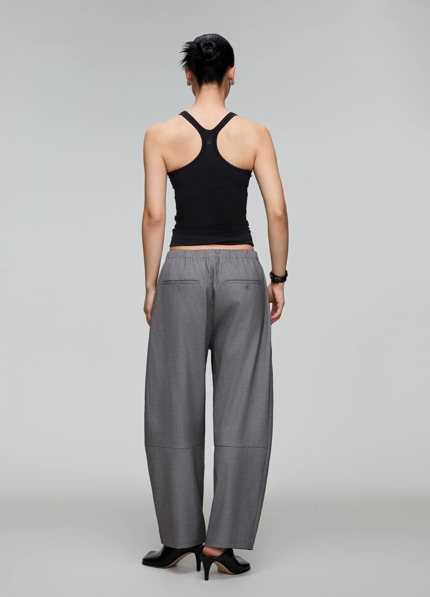 Cropped Suit Trousers