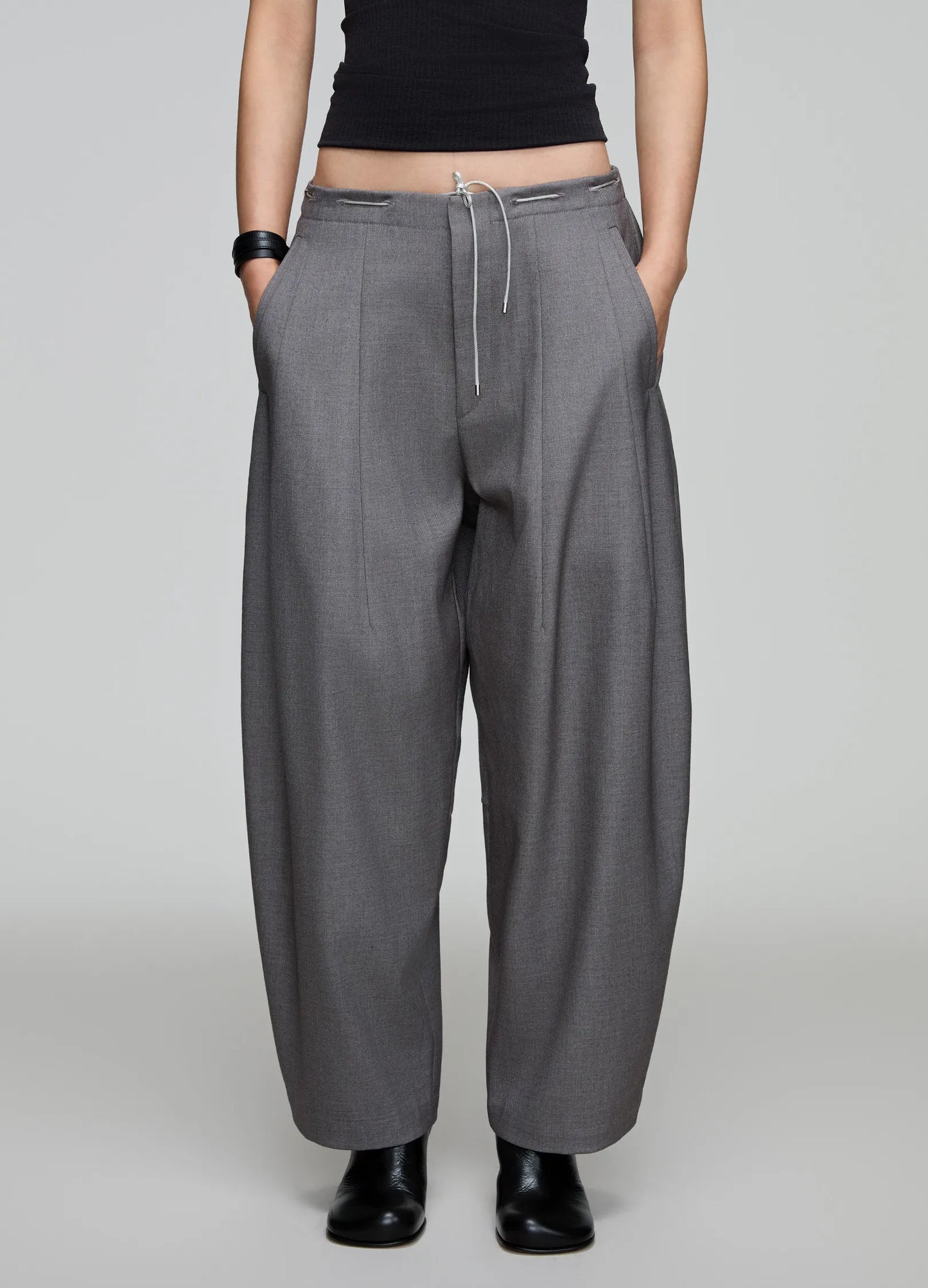 Cropped Suit Trousers