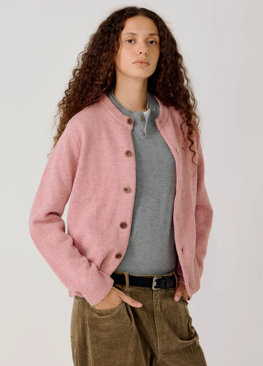 Cropped Wool Cardigan