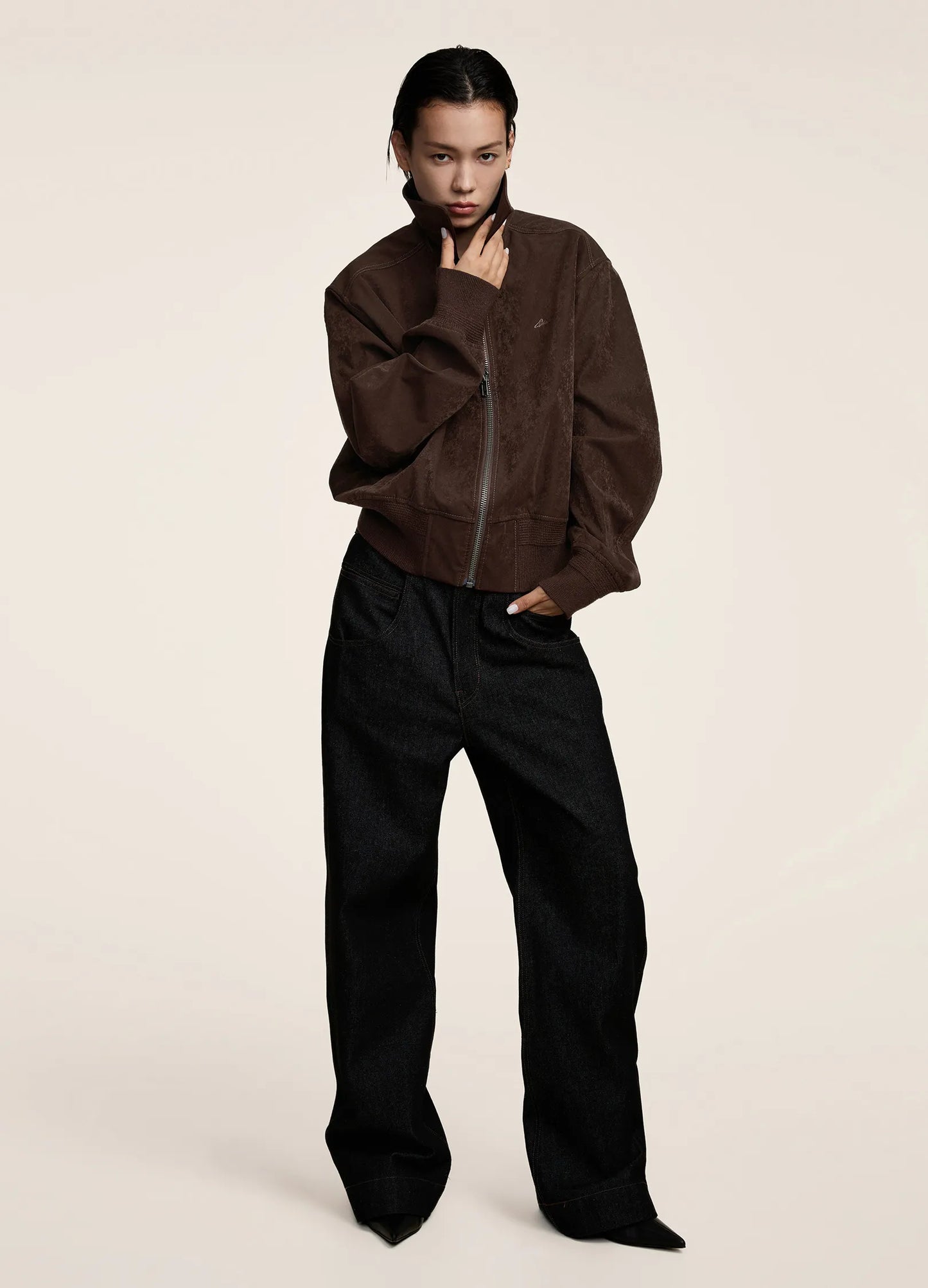 Cropped Work Jacket