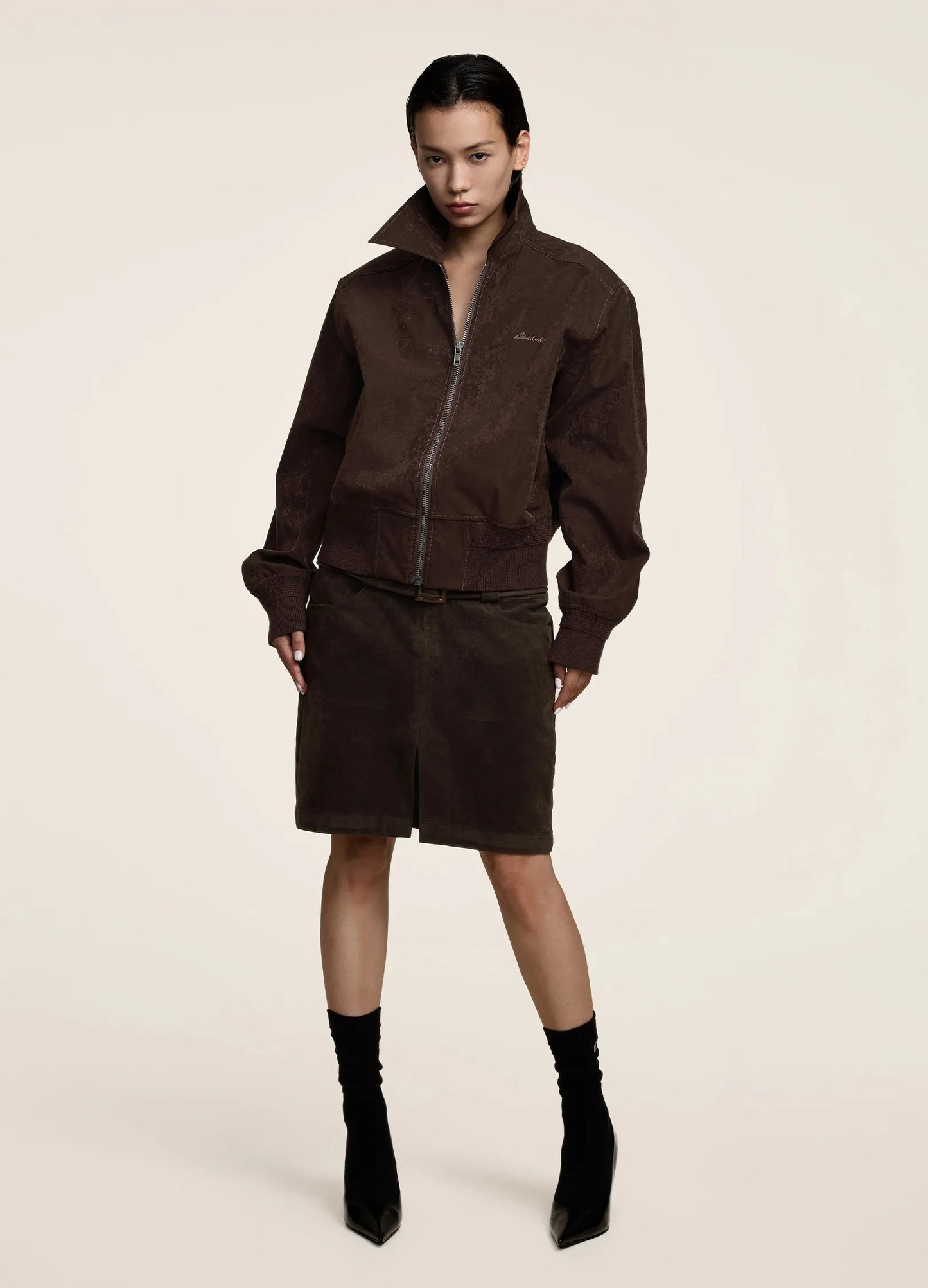 Cropped Work Jacket