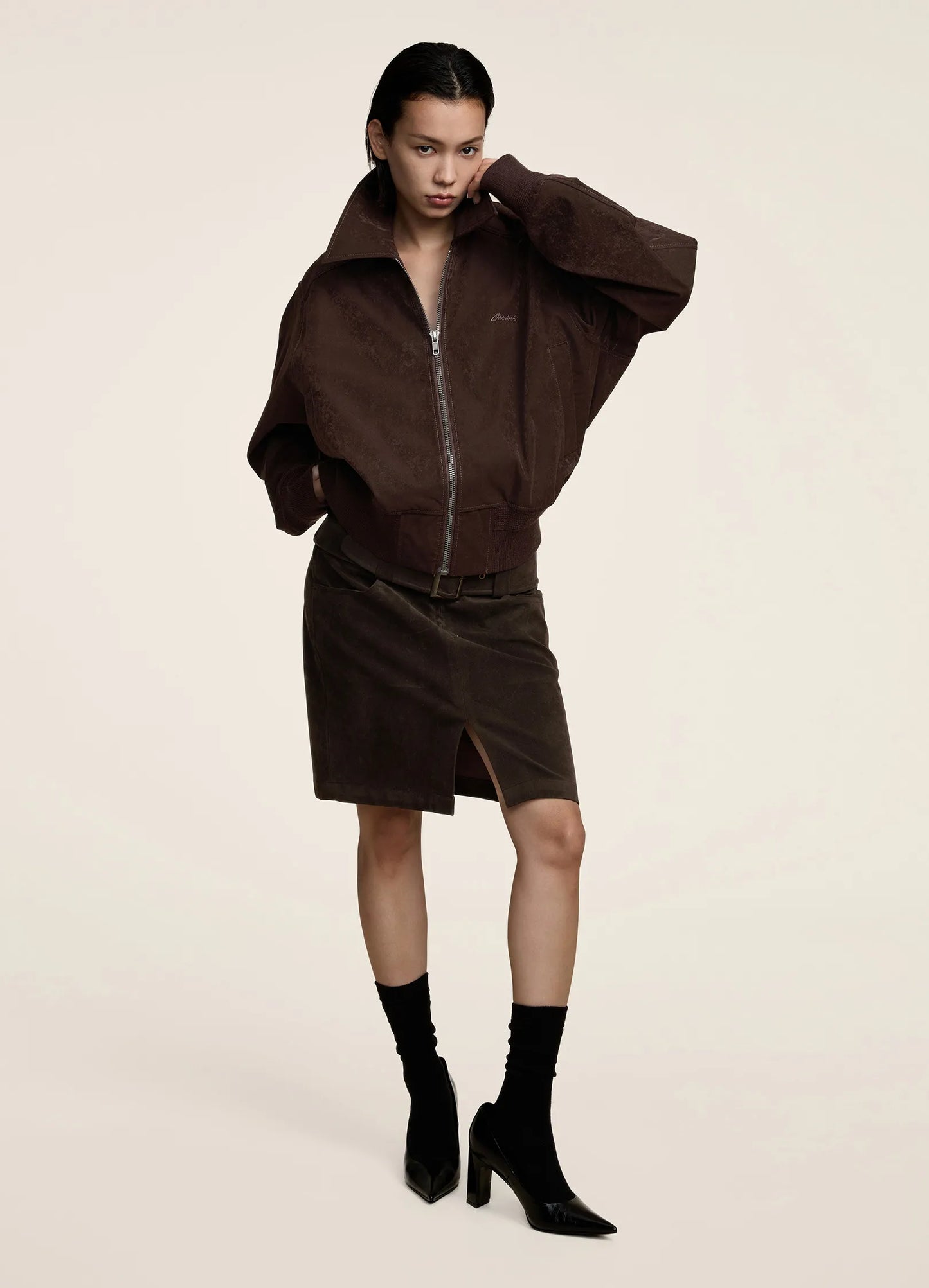 Cropped Work Jacket