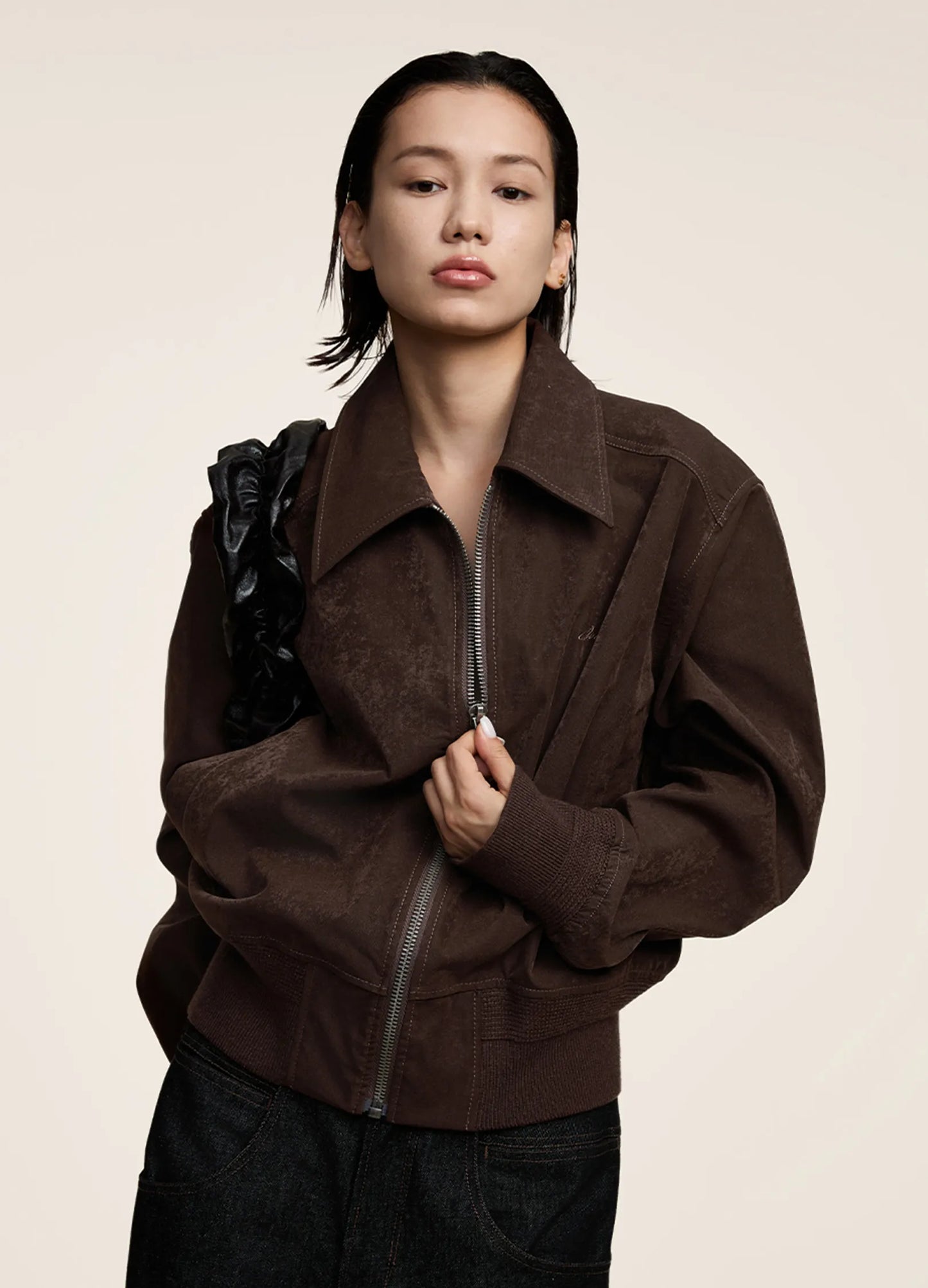Cropped Work Jacket
