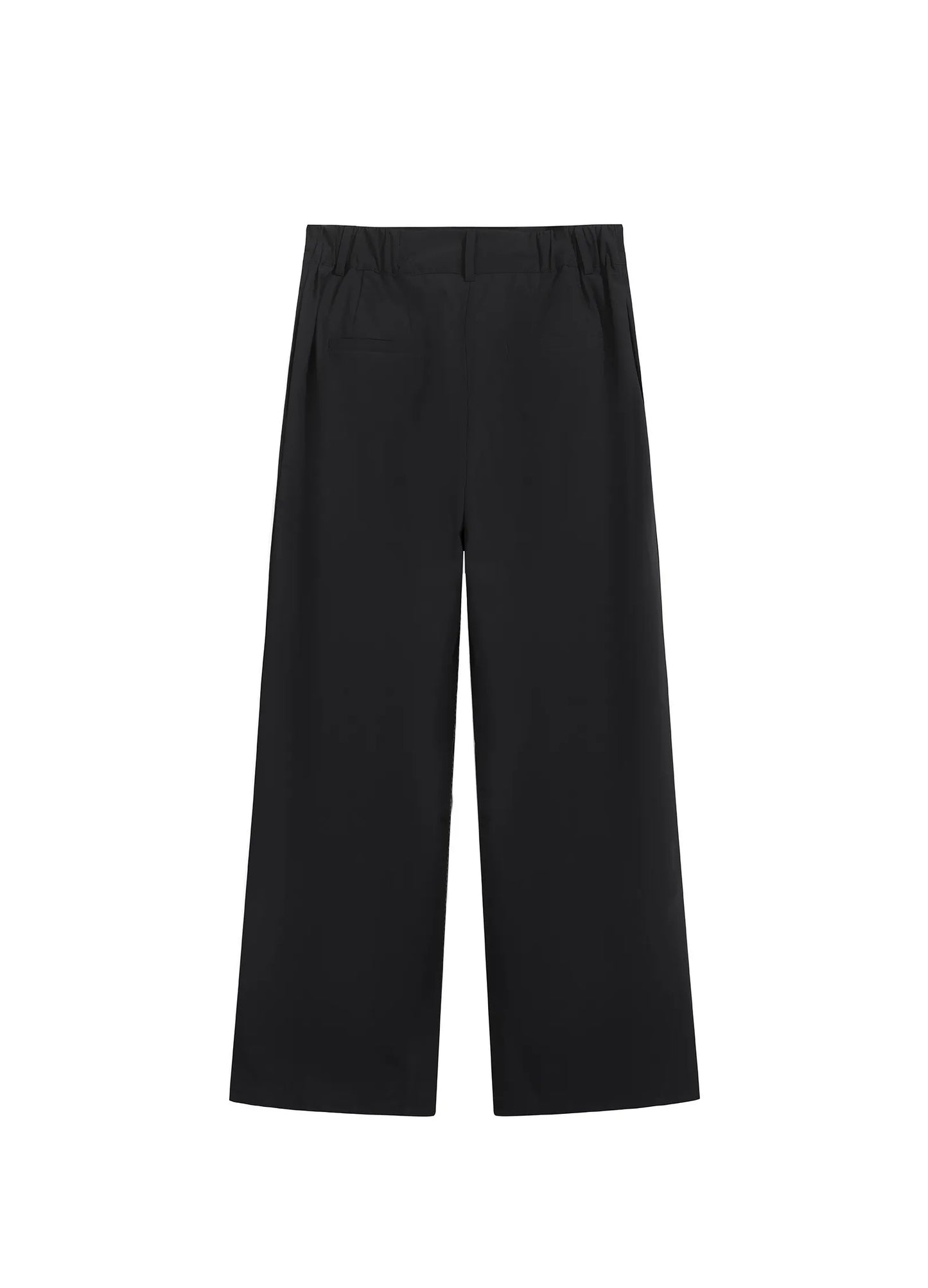 Cross Zip Wide Trousers