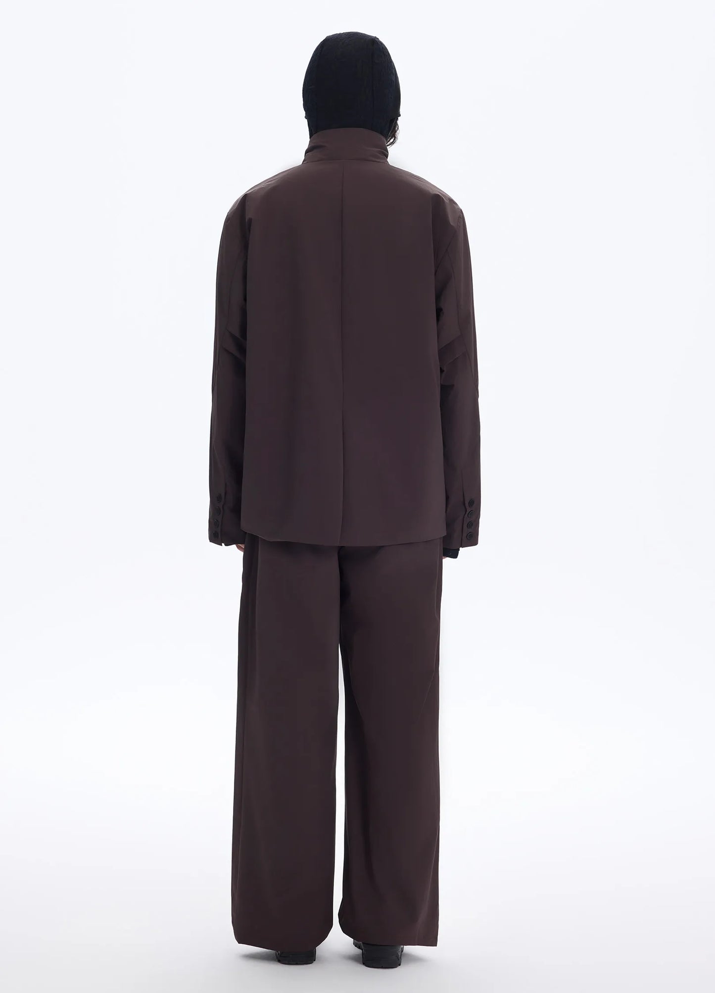 Cross Zip Wide Trousers