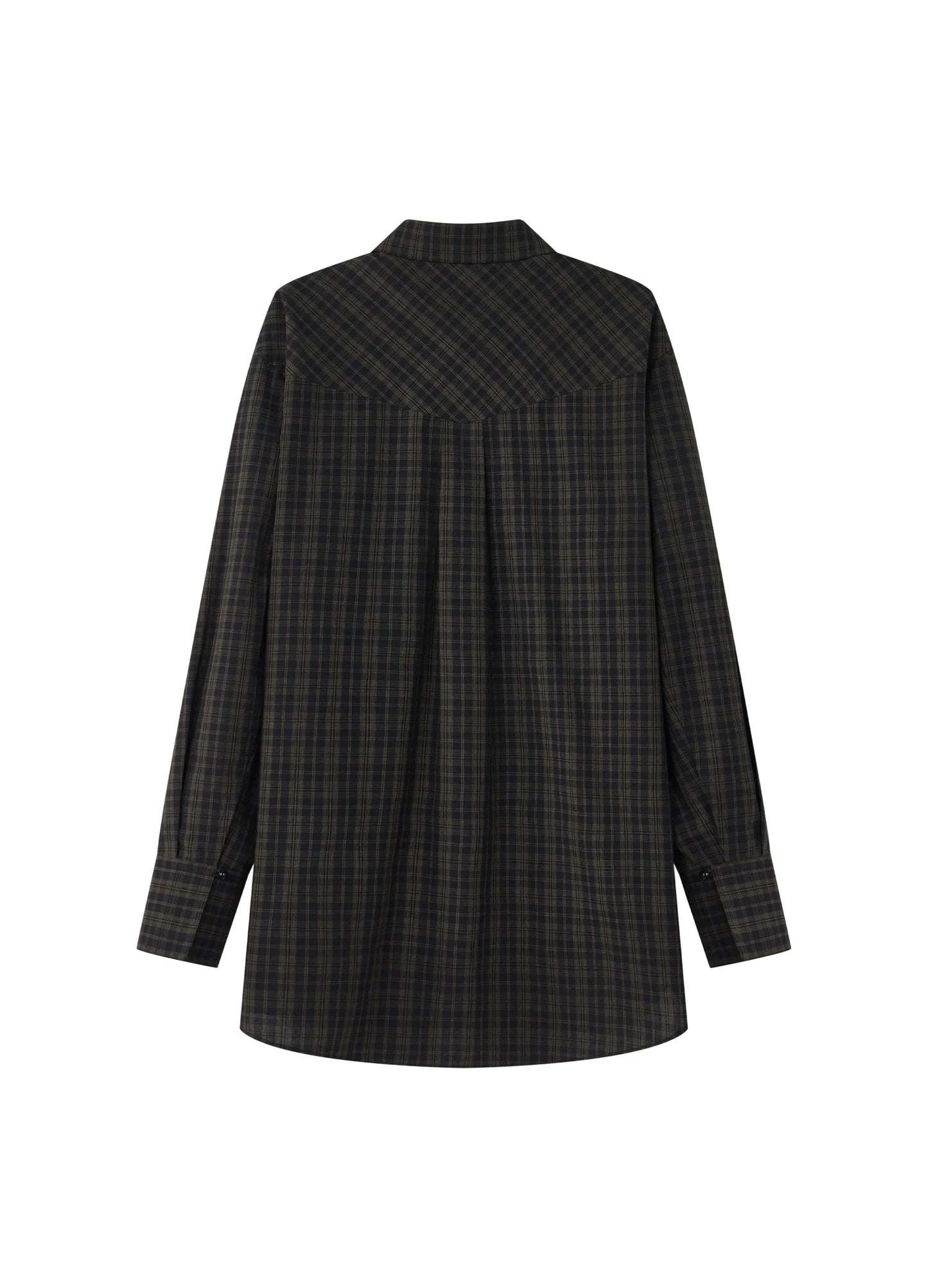 Curved Lapel Shirt