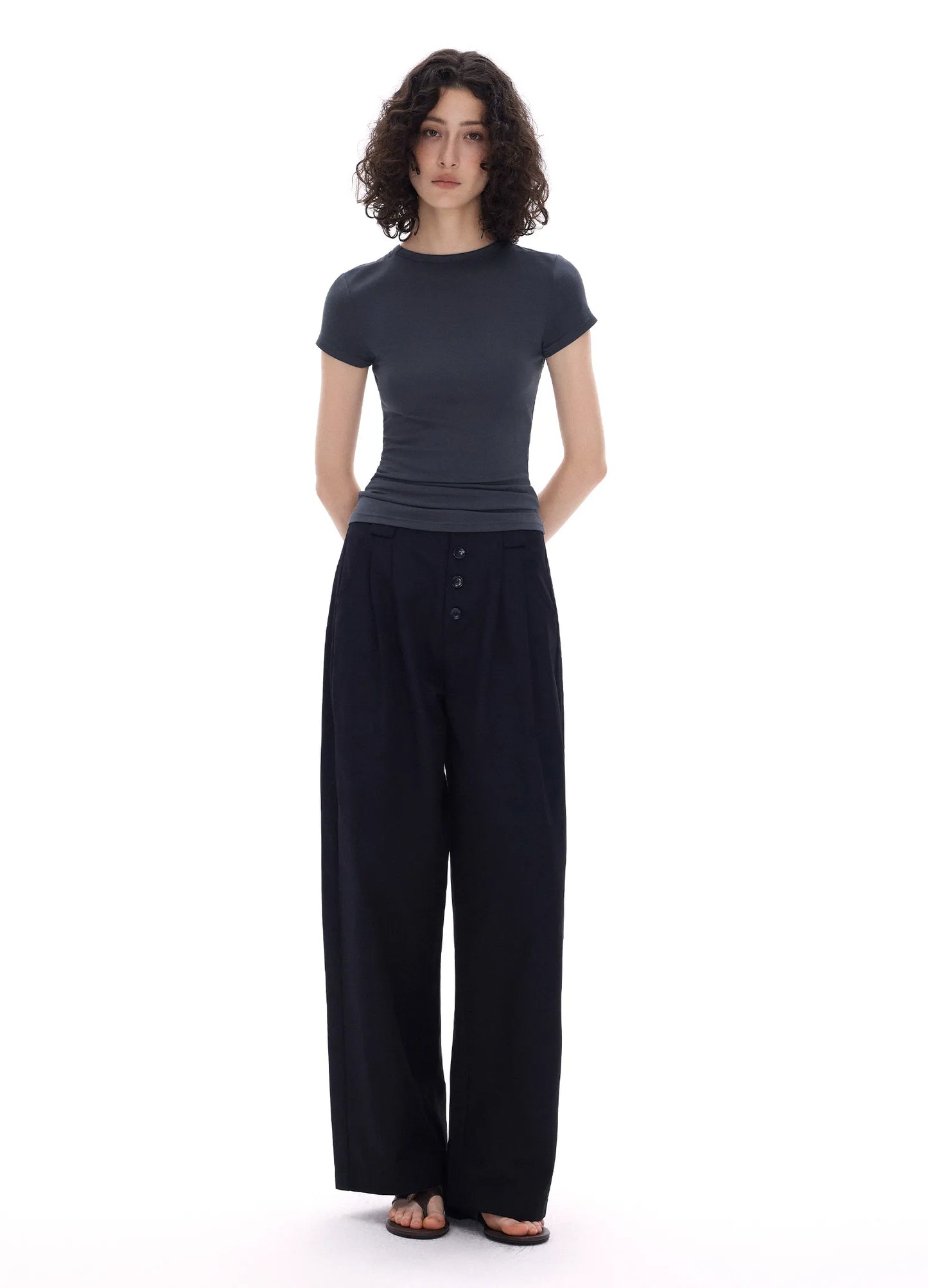 Cutout Fitted Top