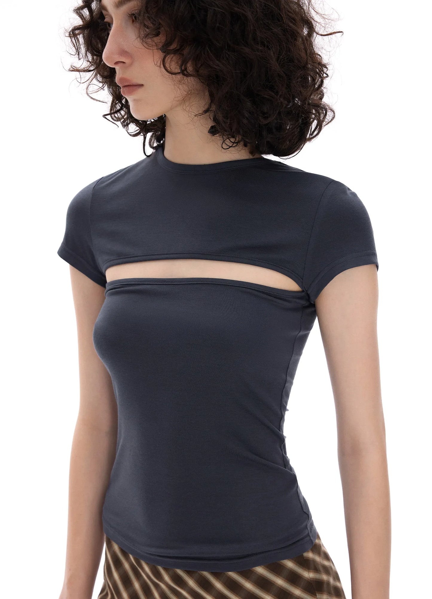 Cutout Fitted Top