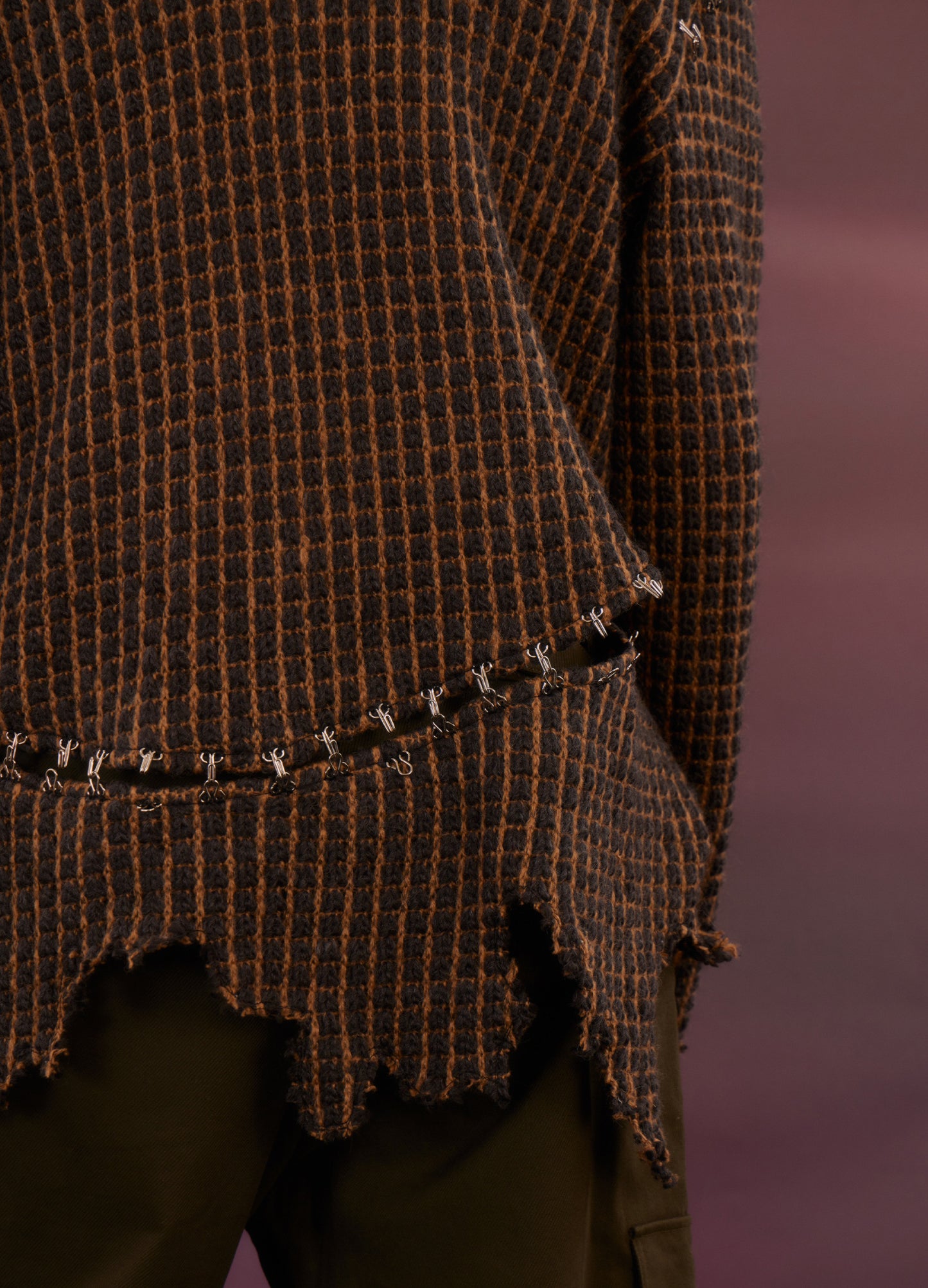 Distressed Turtleneck