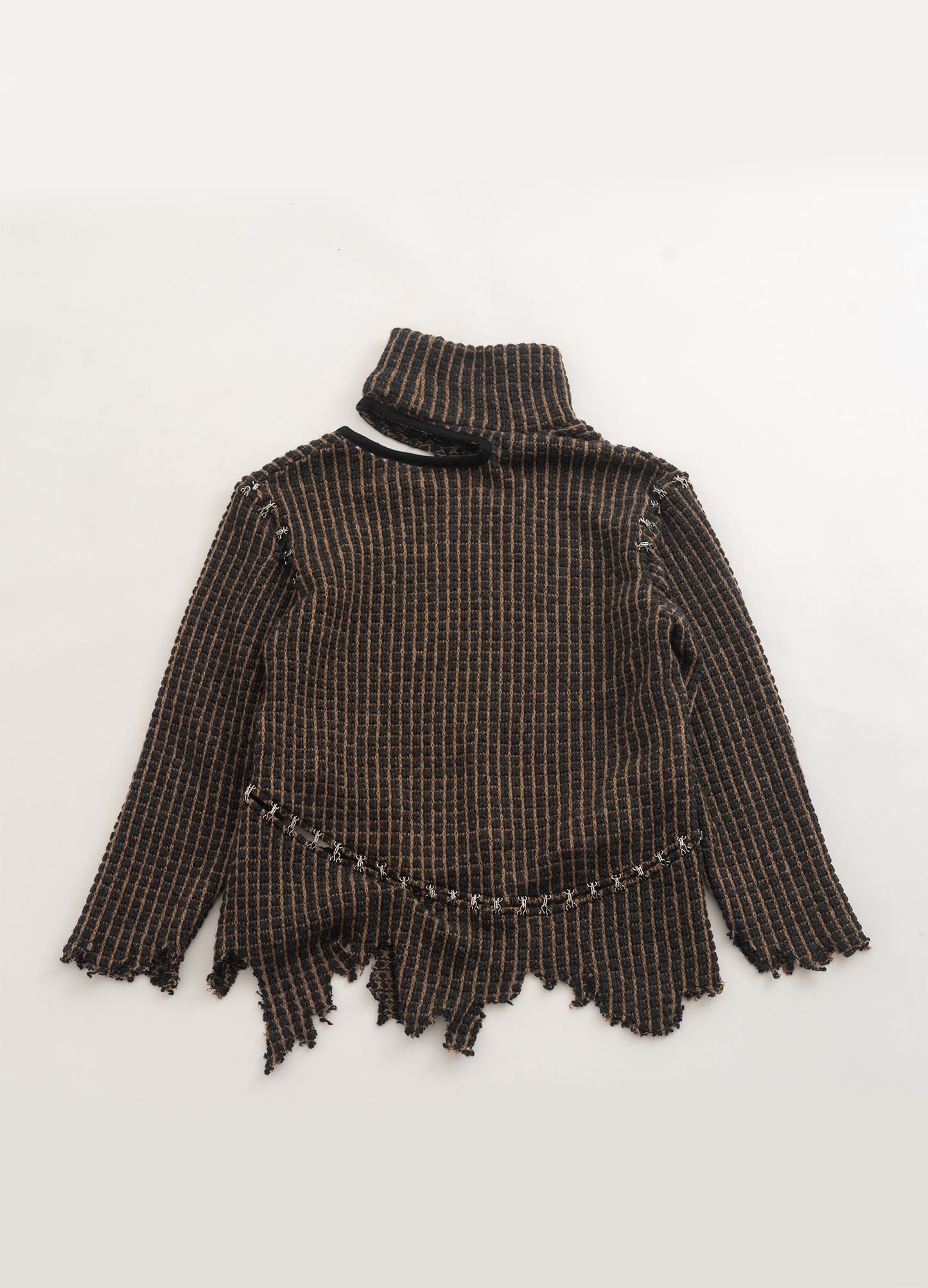 Distressed Turtleneck