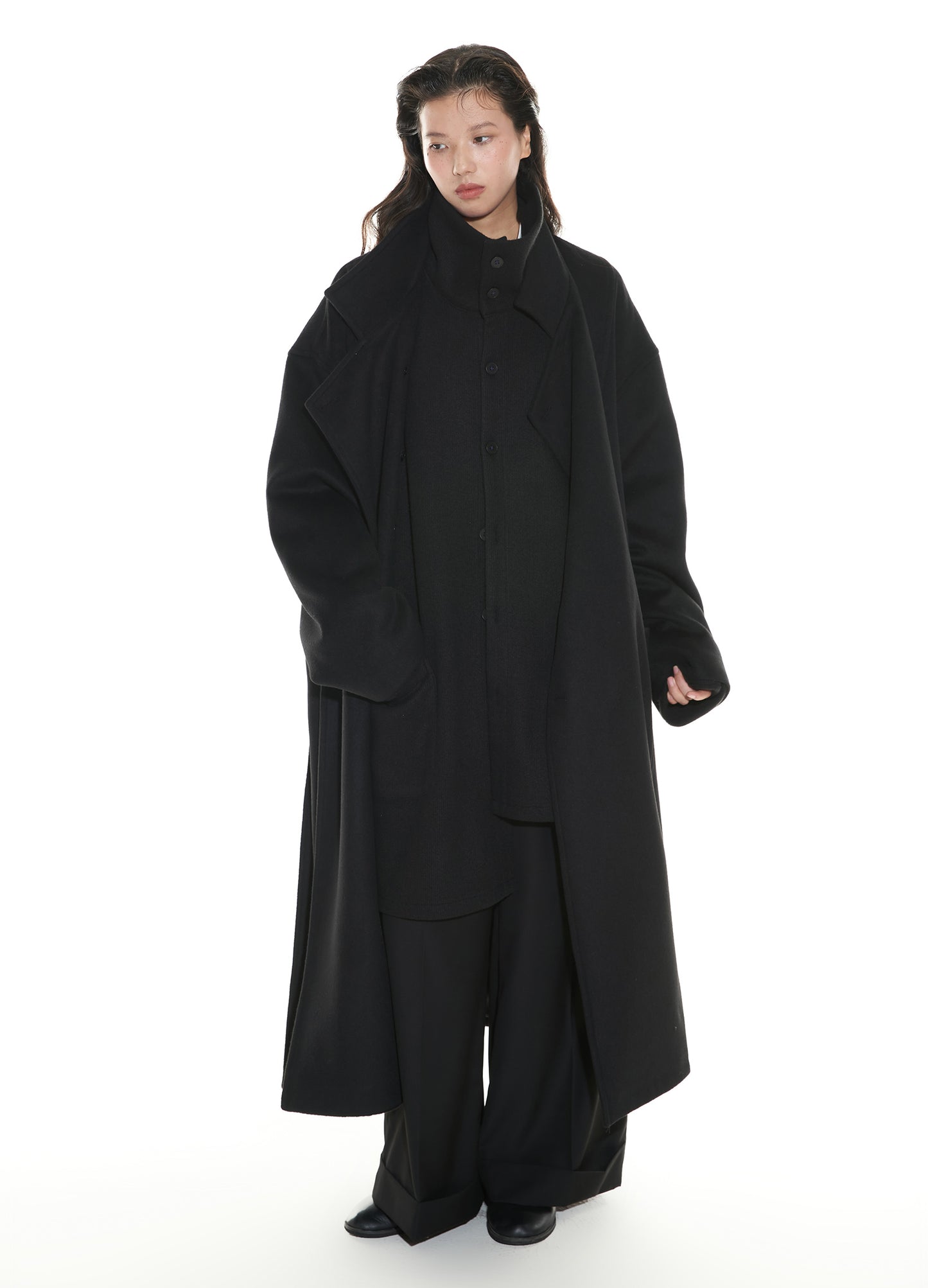Double Collar Overcoat