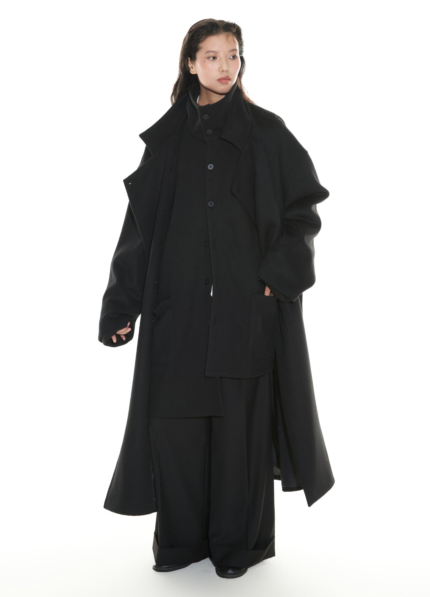 Double Collar Overcoat