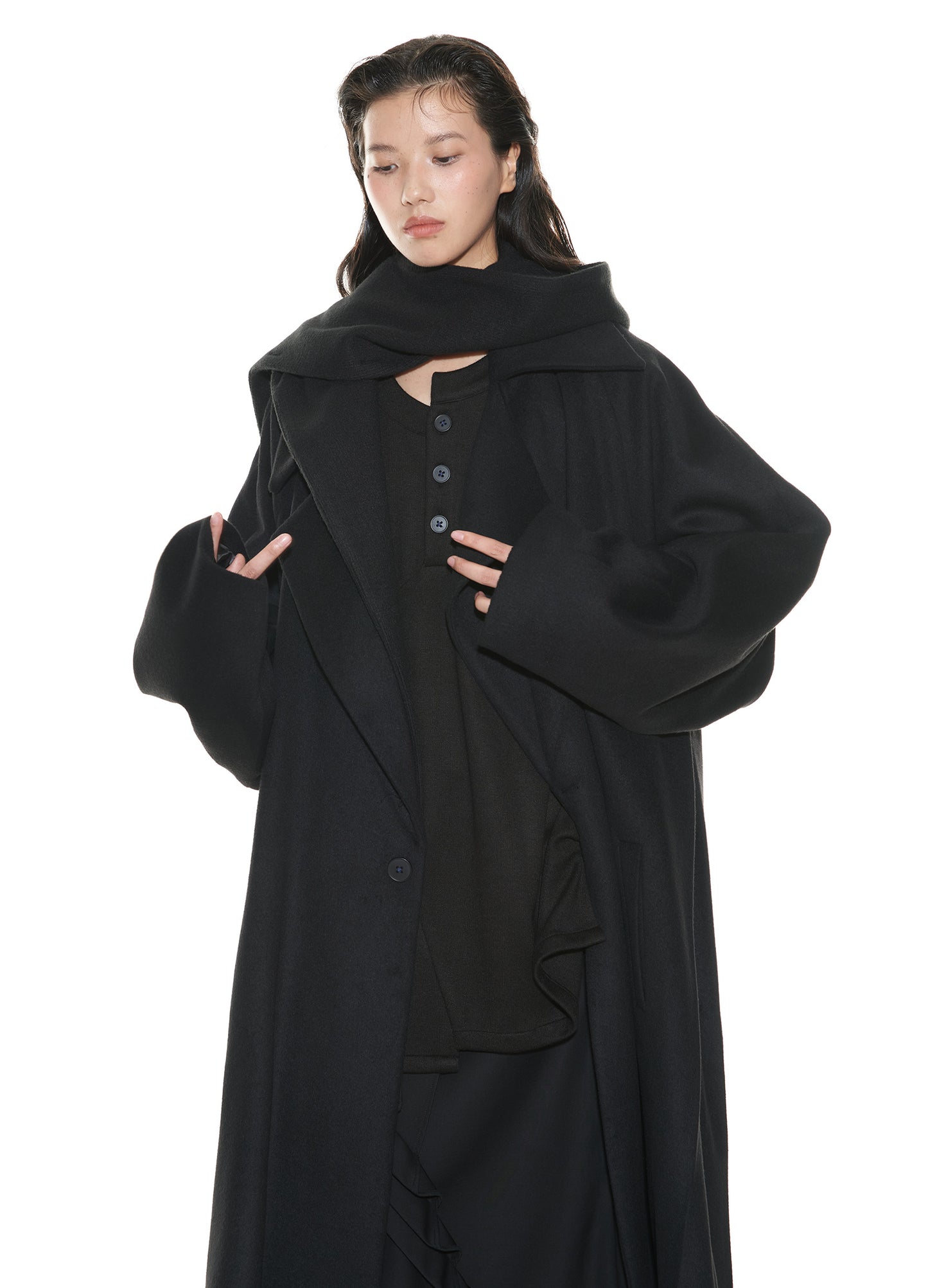 Double Collar Overcoat