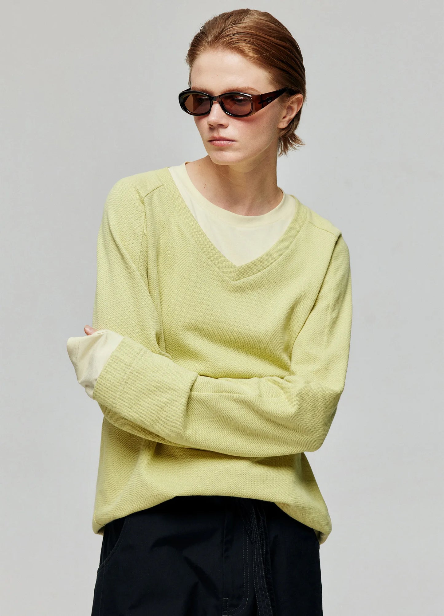 Double Cut Long Sleeve