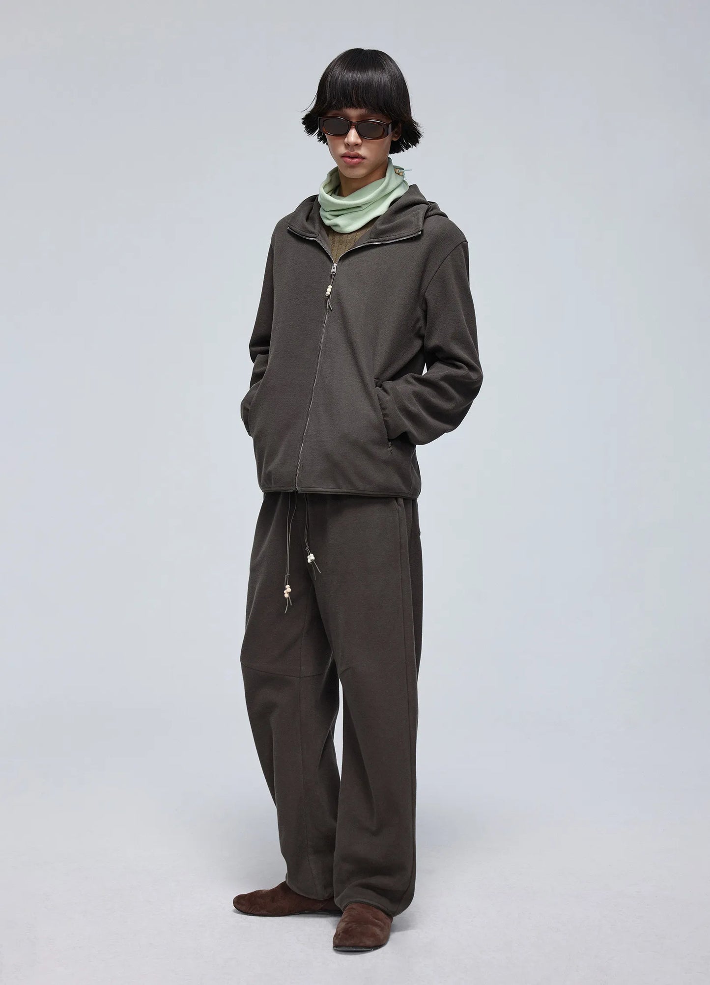 Darted Full-zip