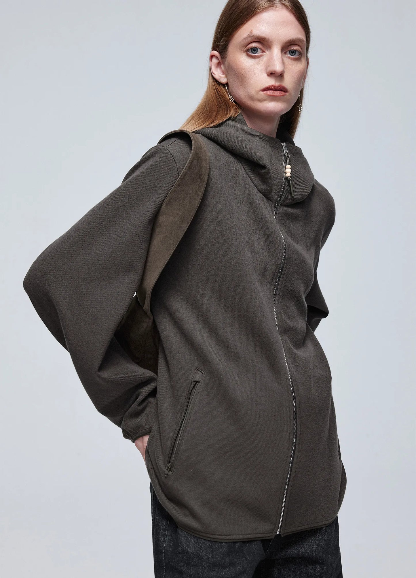 Darted Full-zip