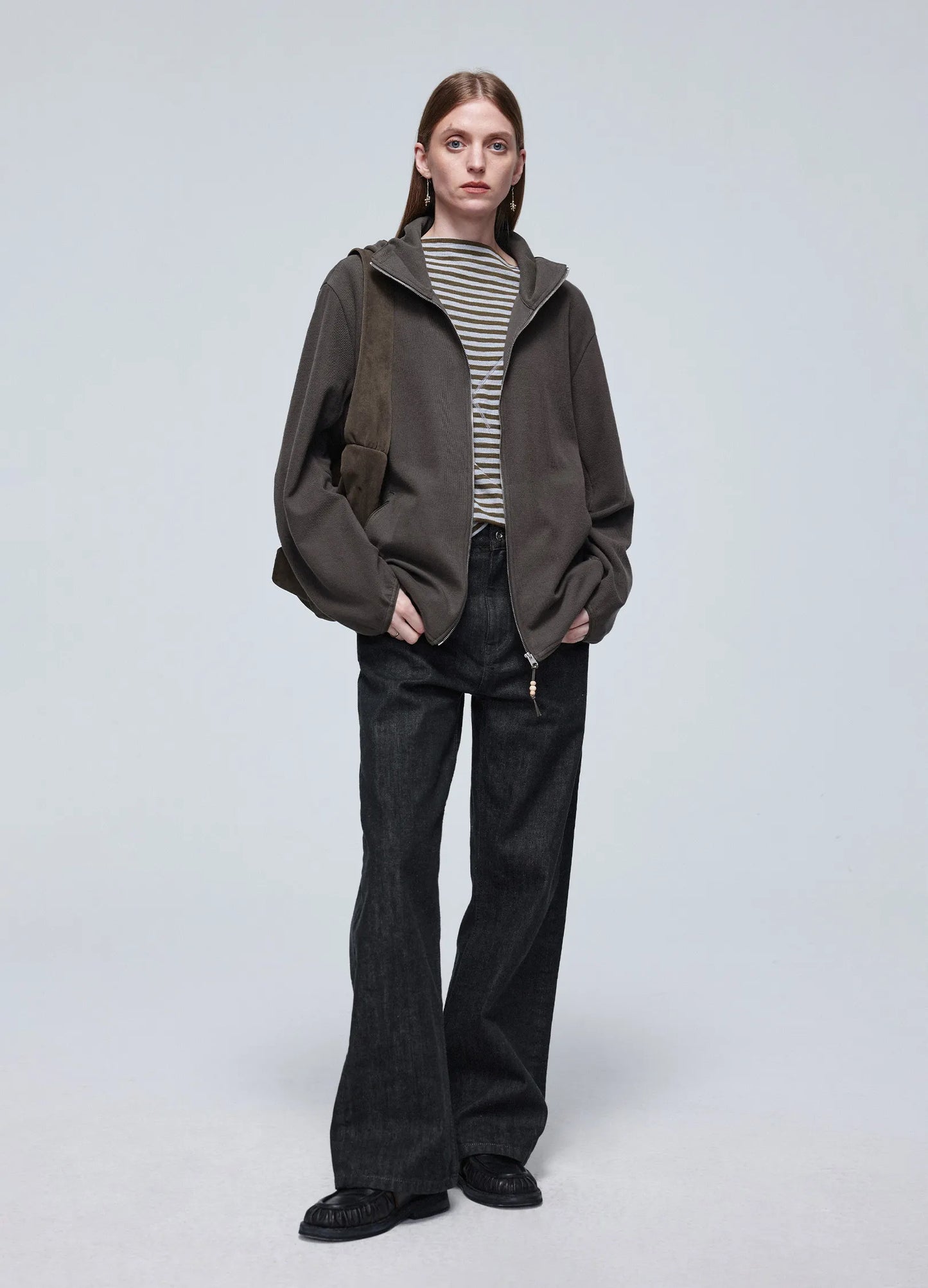 Darted Full-zip