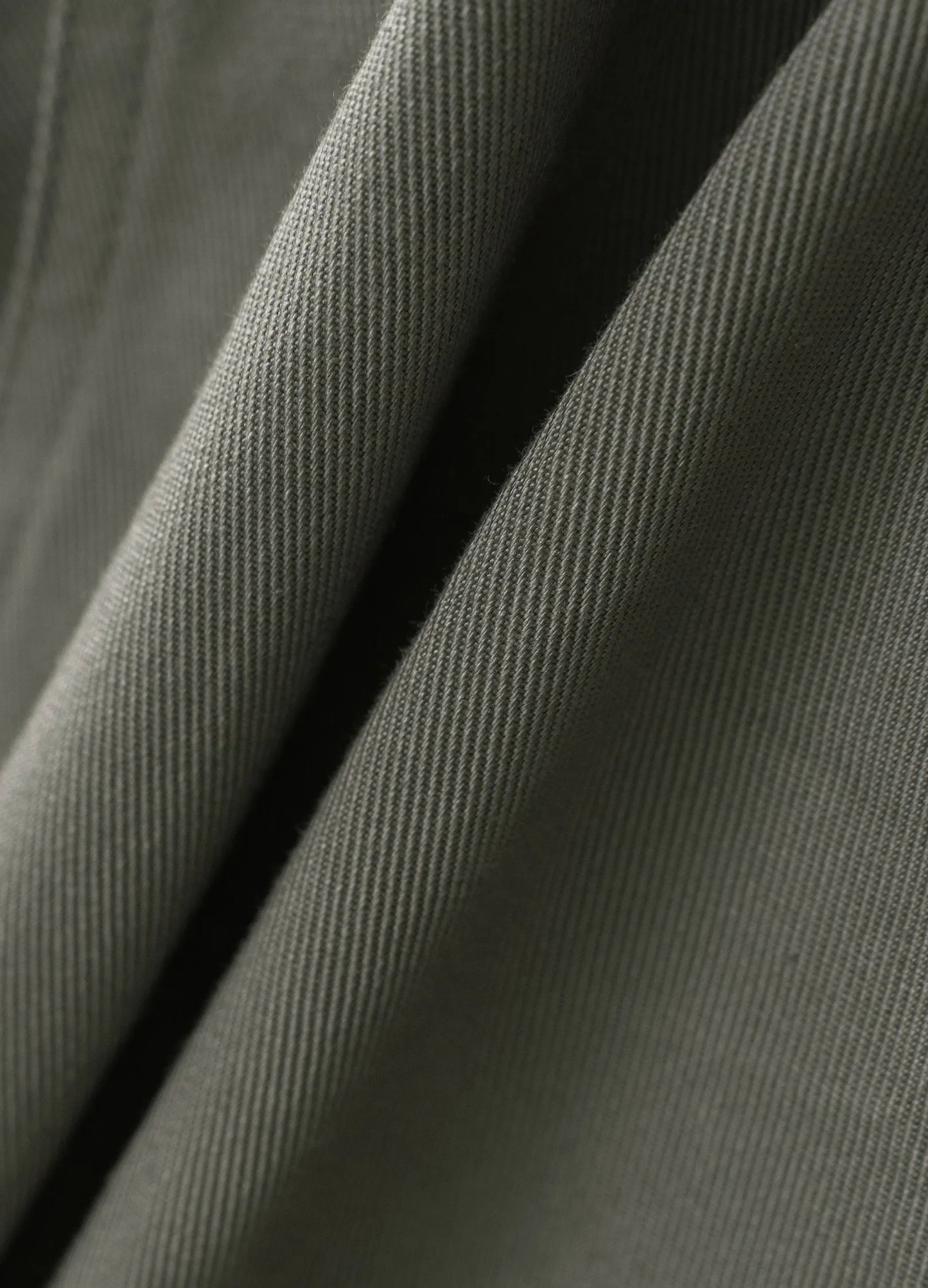 Darted Wide Cotton Trousers