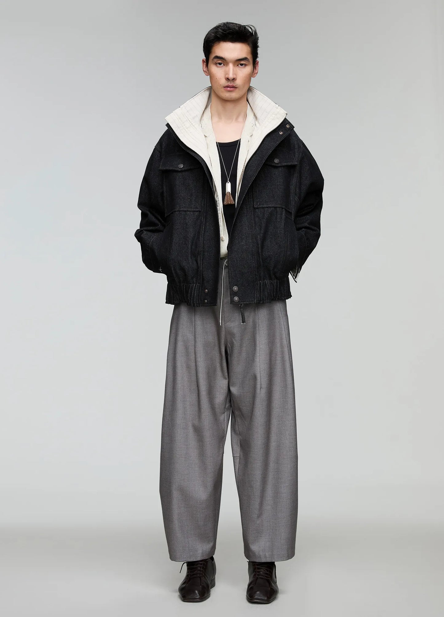 Denim Splicing Jacket